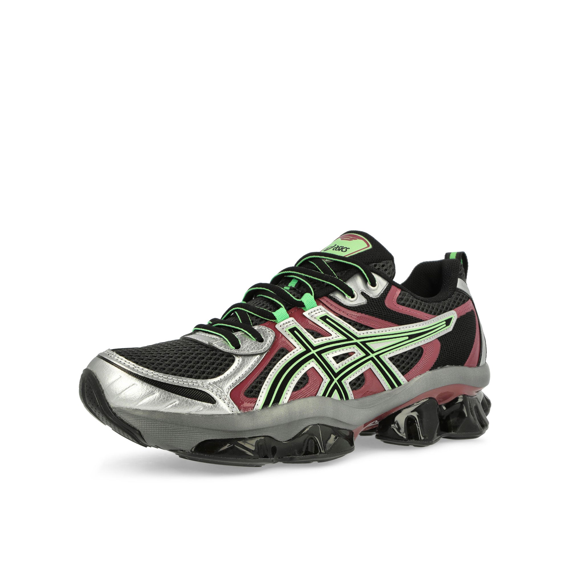 Asics Gel-Quantum Kinetic Graphite Grey / Brisket Red Low Top Sneakers 1203A270-027 Close-up | Overkill