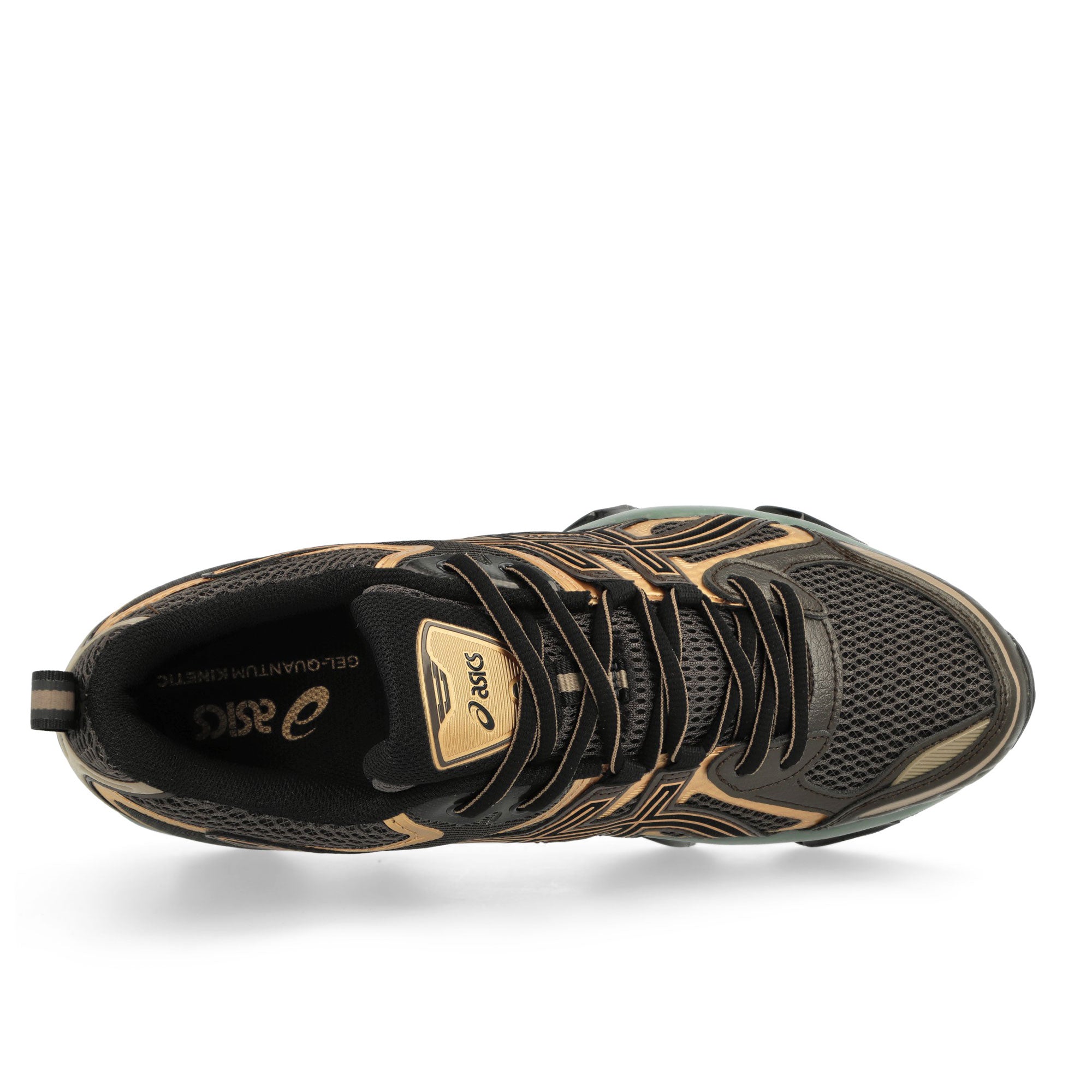 Asics Gel-Quantum Kinetic Dark Sepia / Black Low Top Sneakers Detailfoto | Overkill