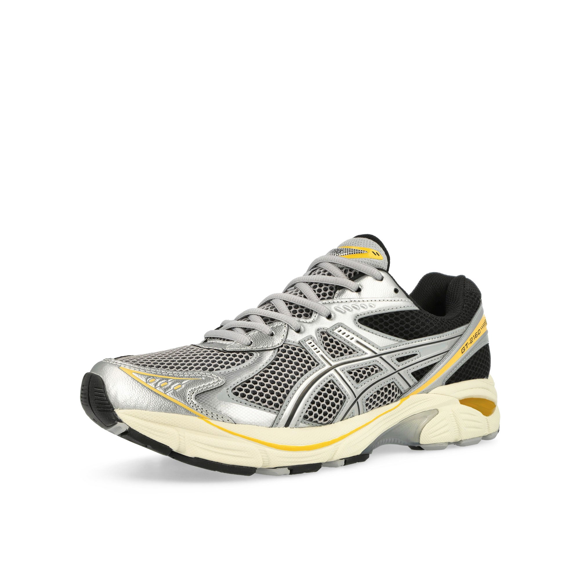 Asics GT-2160 Piedmont Grey / Pure Silver Low Top Sneakers Close Up | Overkill