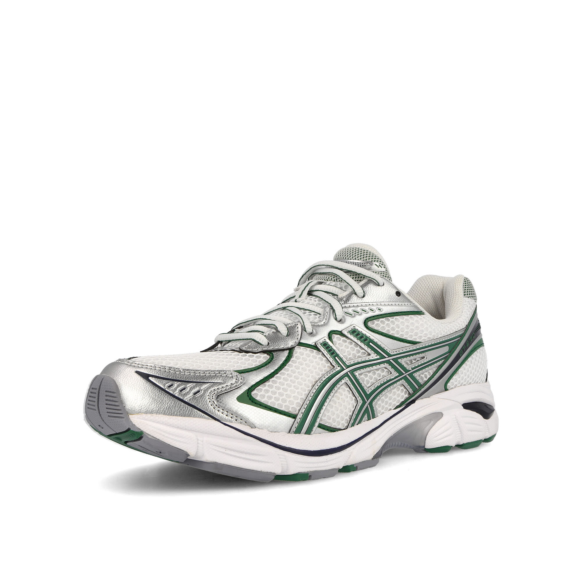 Asics GT-2160 White-Shamrock Green Low Top Sneakers Close Up | Overkill