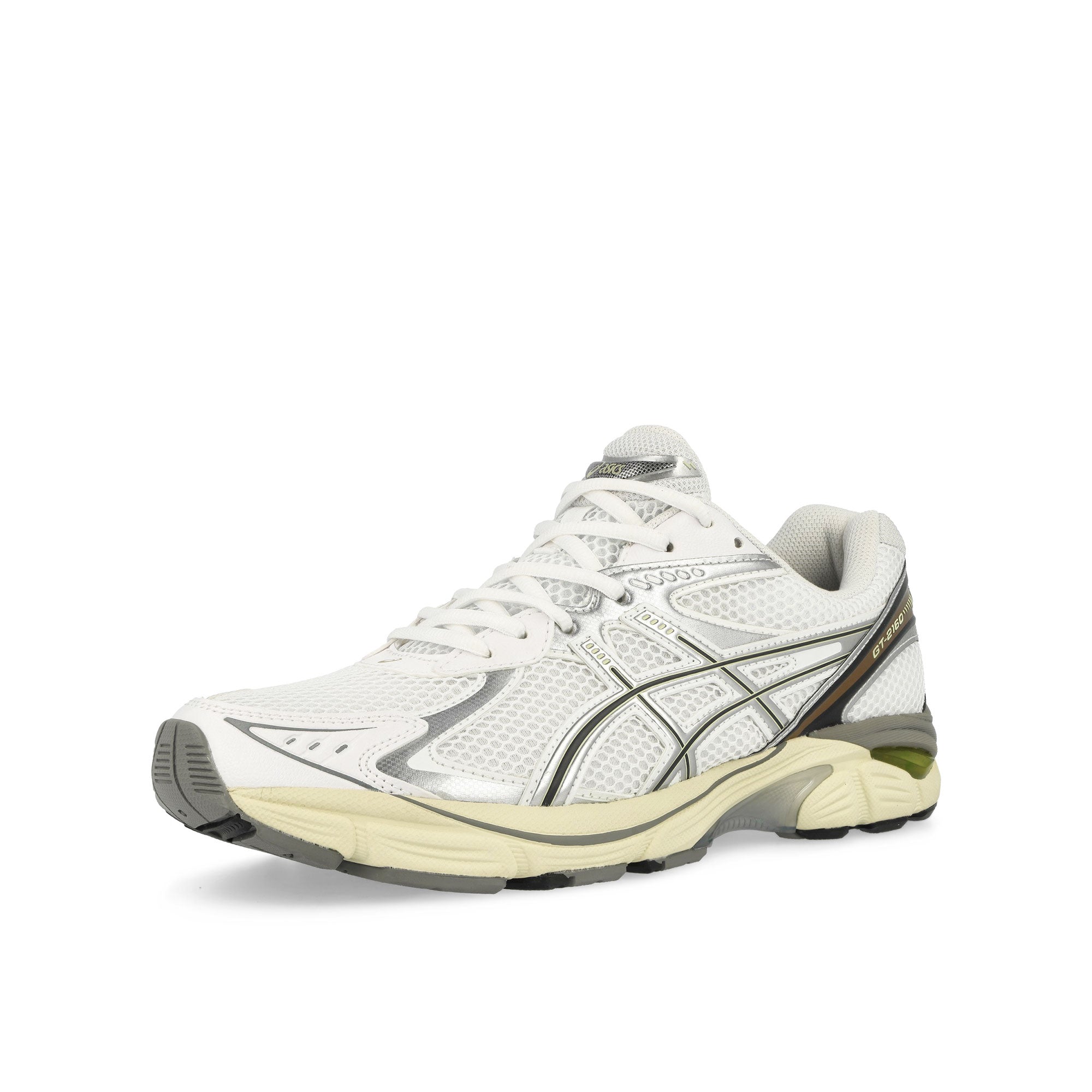 Asics GT-2160 White / Soft Yellow Low Top Sneakers Close Up | Overkill