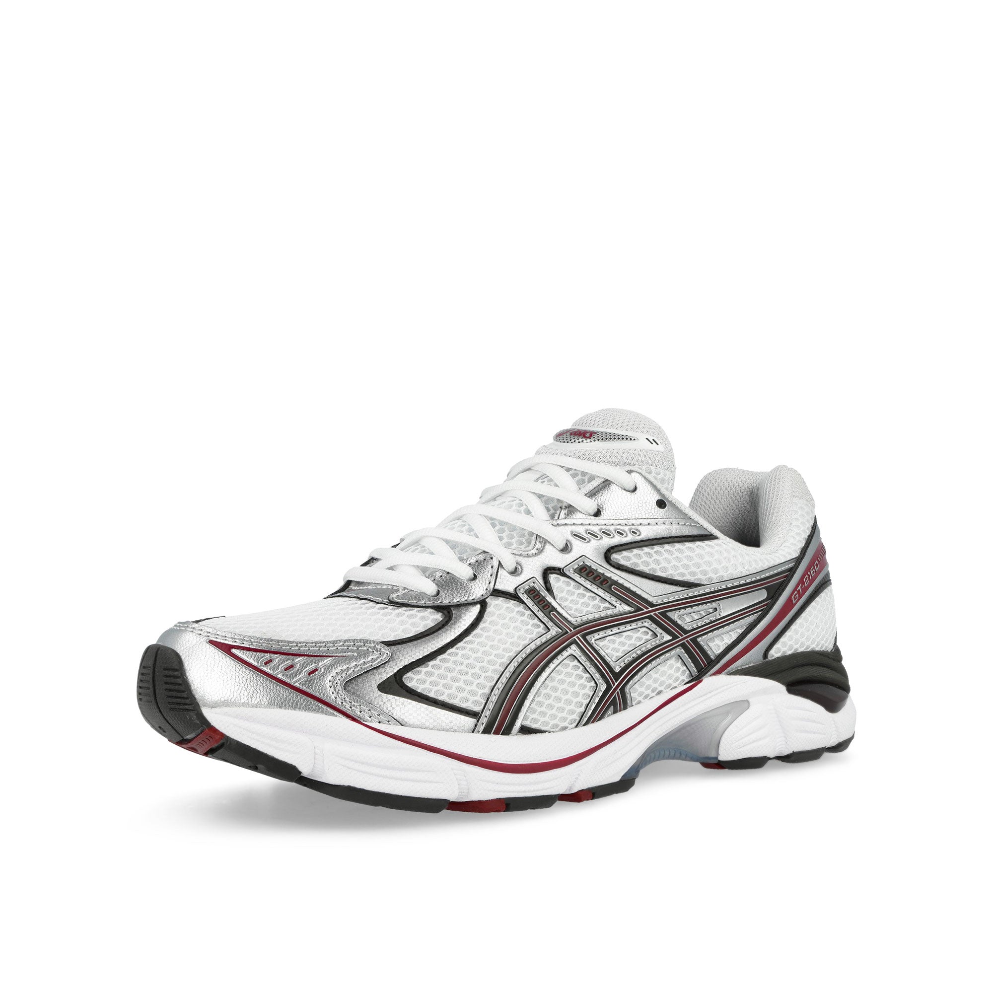 Asics GT-2160 White / Oxblood Low Top Sneakers 1203A275-116 Close-up | Overkill