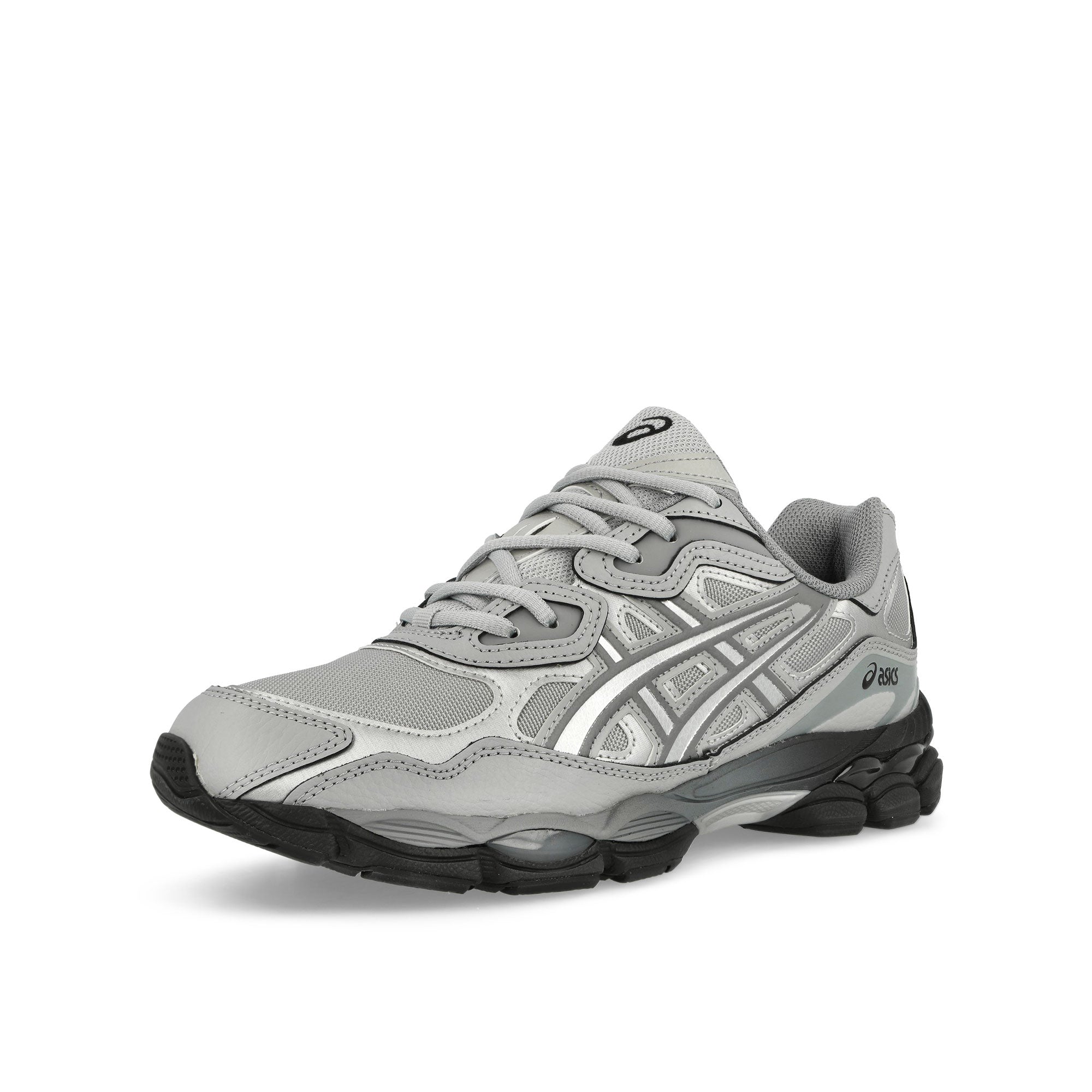 Asics Gel-NYC Mid Grey / Sheet Rock Low Top Sneakers Close Up | Overkill