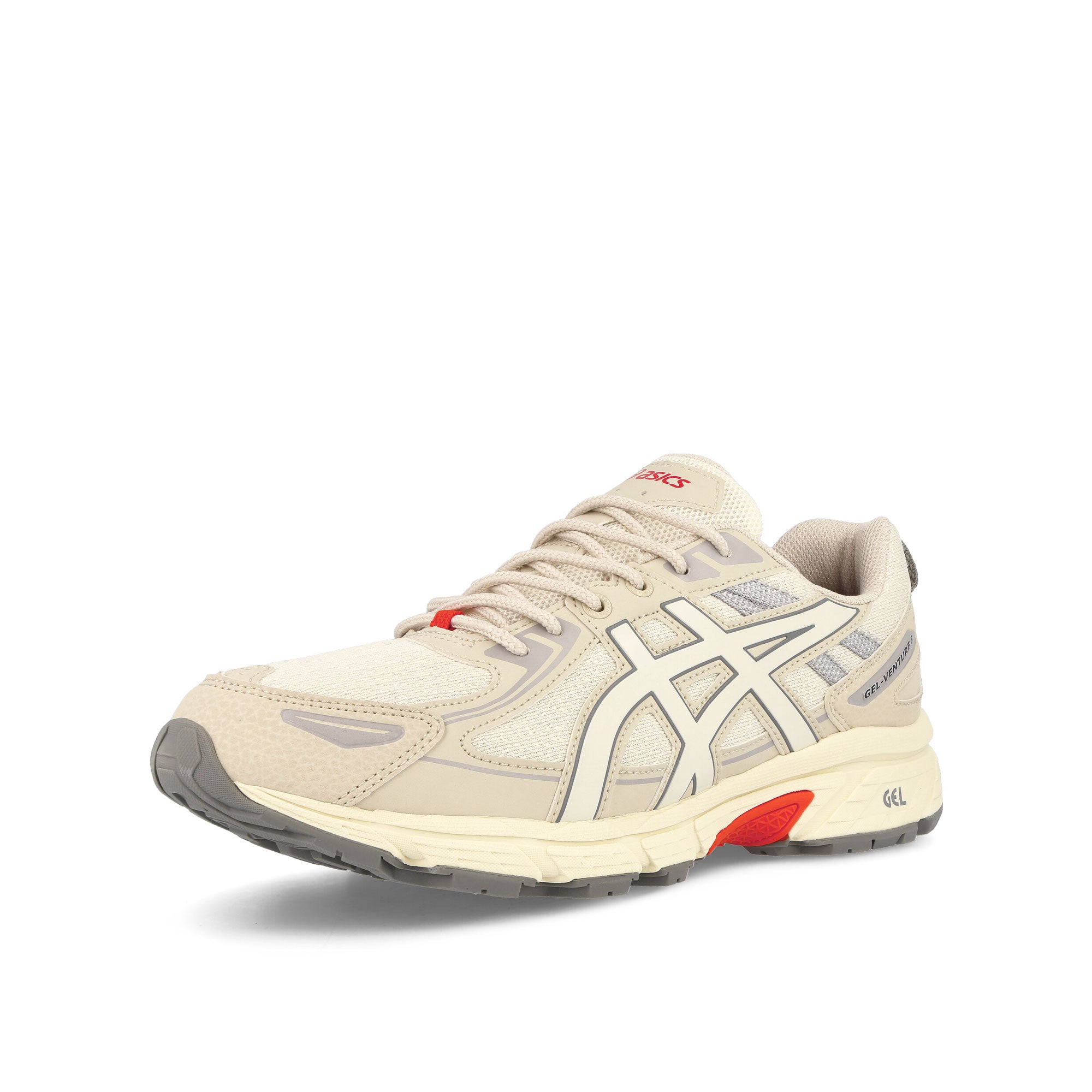 Asics Gel-Venture 6 Cream / Cream Low Top Sneakers Close Up | Overkill