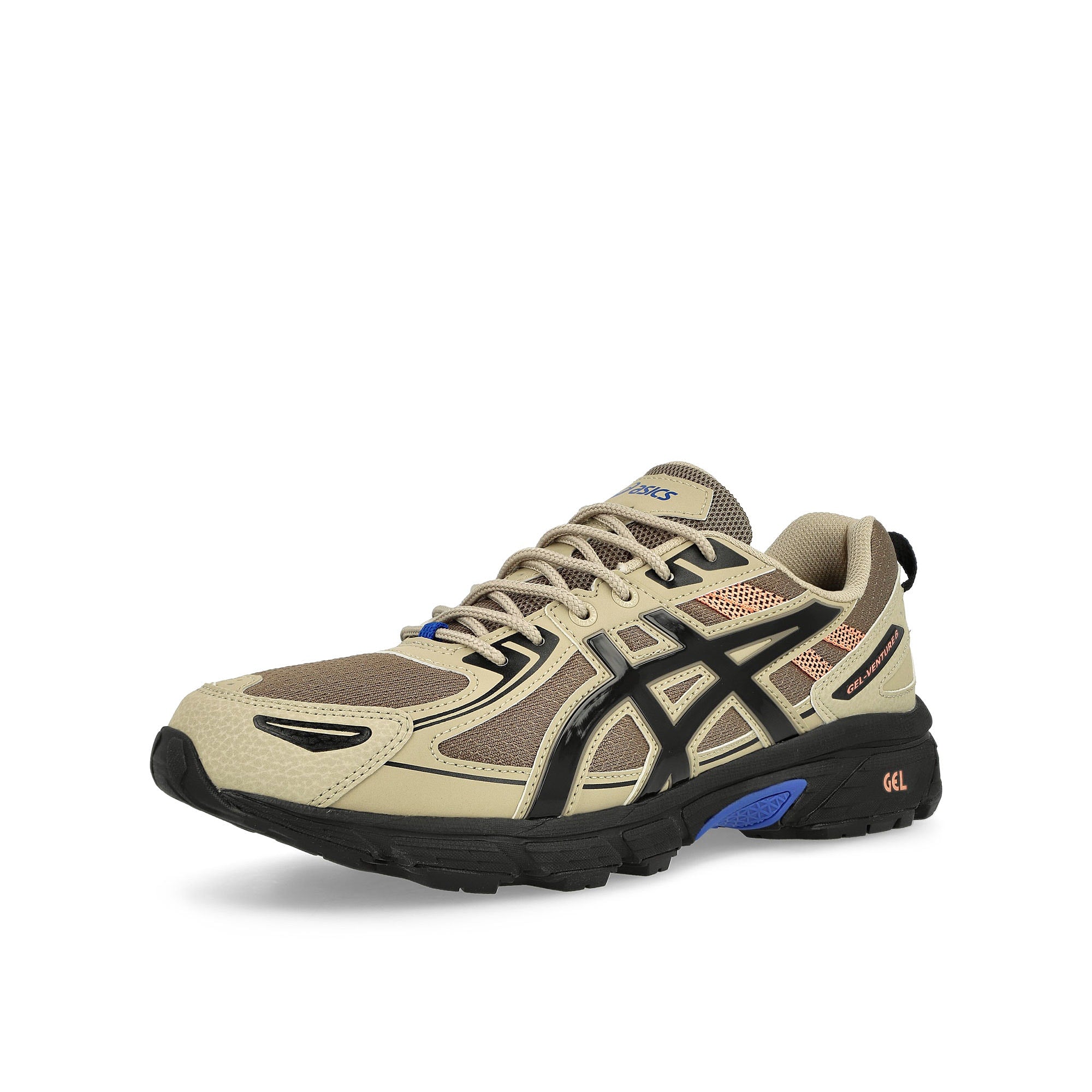 Asics Gel-Venture 6 Pepper / Black Low Top Sneakers Close Up | Overkill