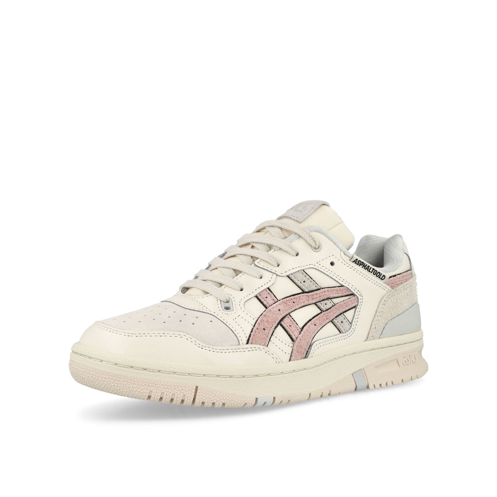 Asics EX89 Cream / Ginger Peach Low Top Sneakers Close Up | Overkill