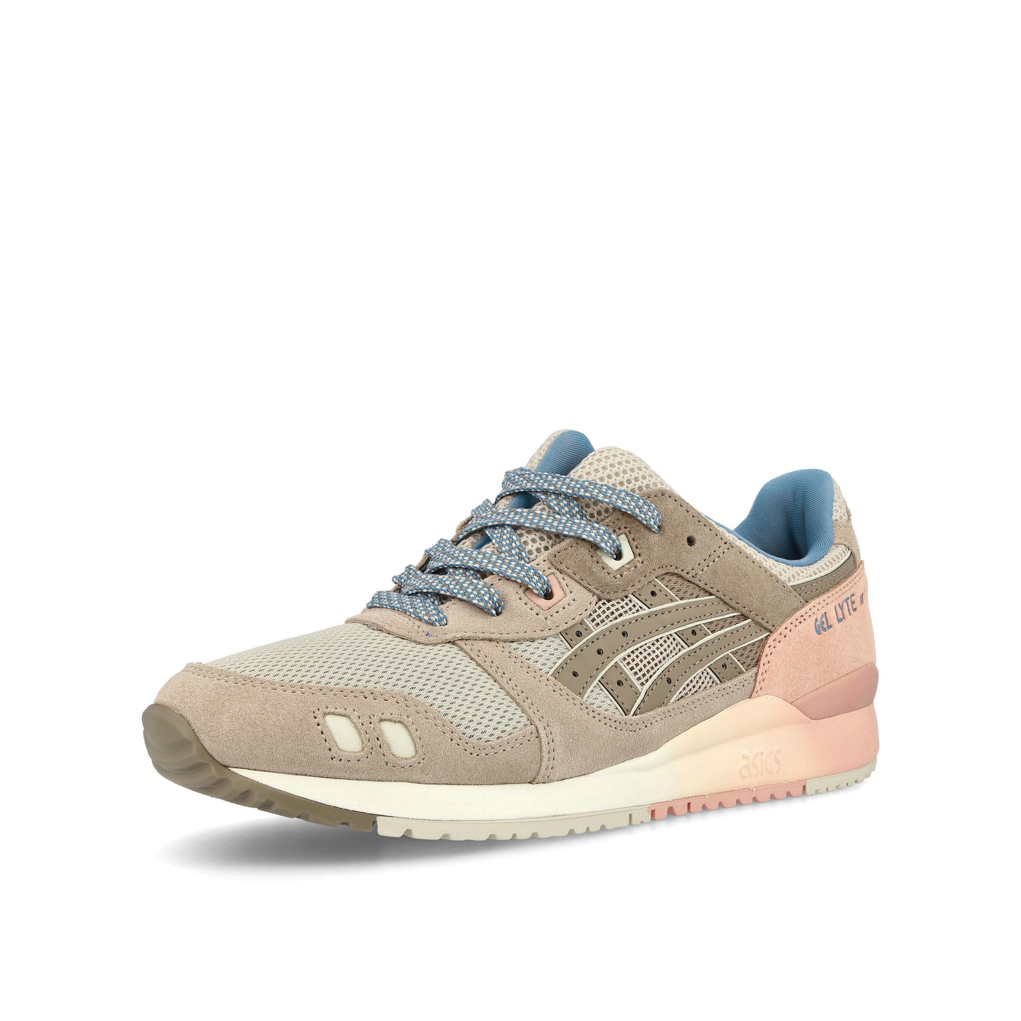 Asics Gel-Lyte III OG Simply Taupe / Maple Sugar Low Top Sneakers Close Up | Overkill