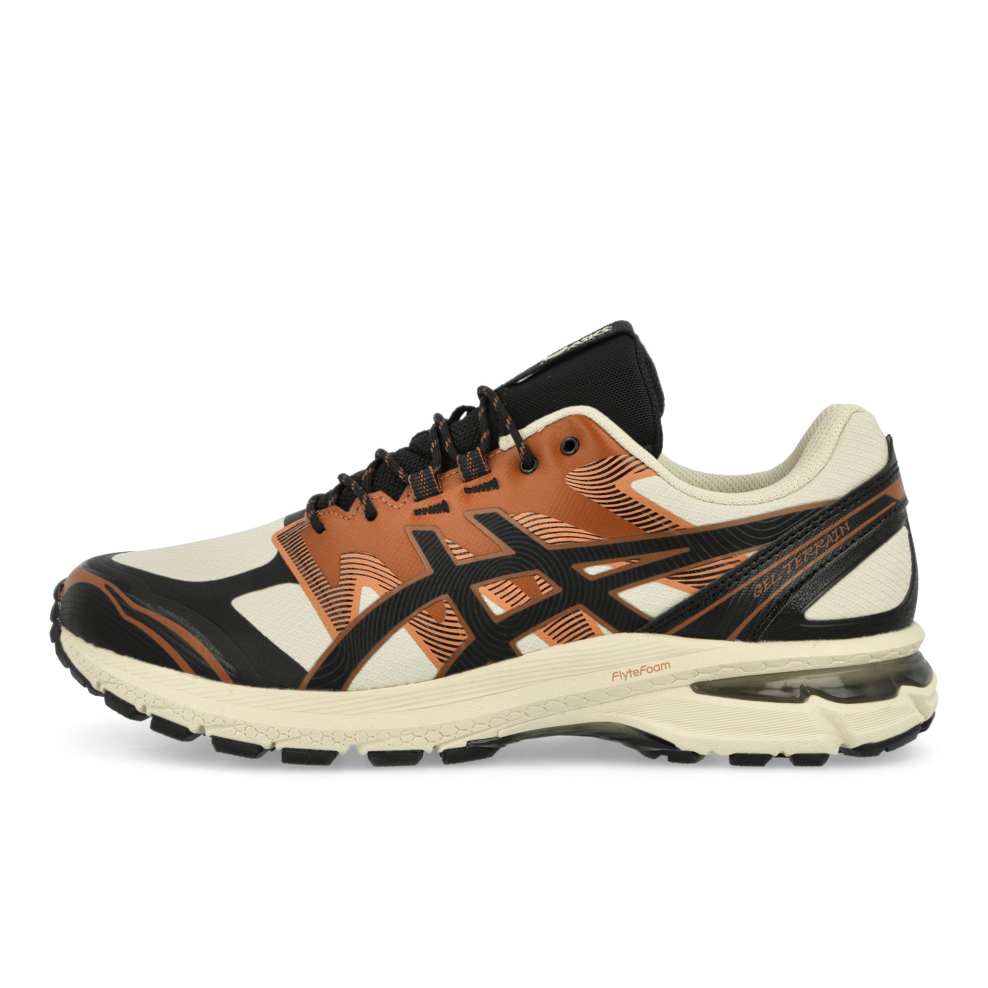 Asics Gel-Terrain Vanilla / Black Low Top Sneakers 1203A342-250 | Overkill