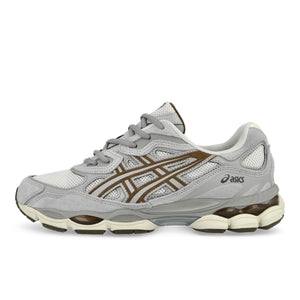 Asics  Gel-NYC Cream / Cement Grey Low Top Sneakers 1203A383-114 | Overkill
