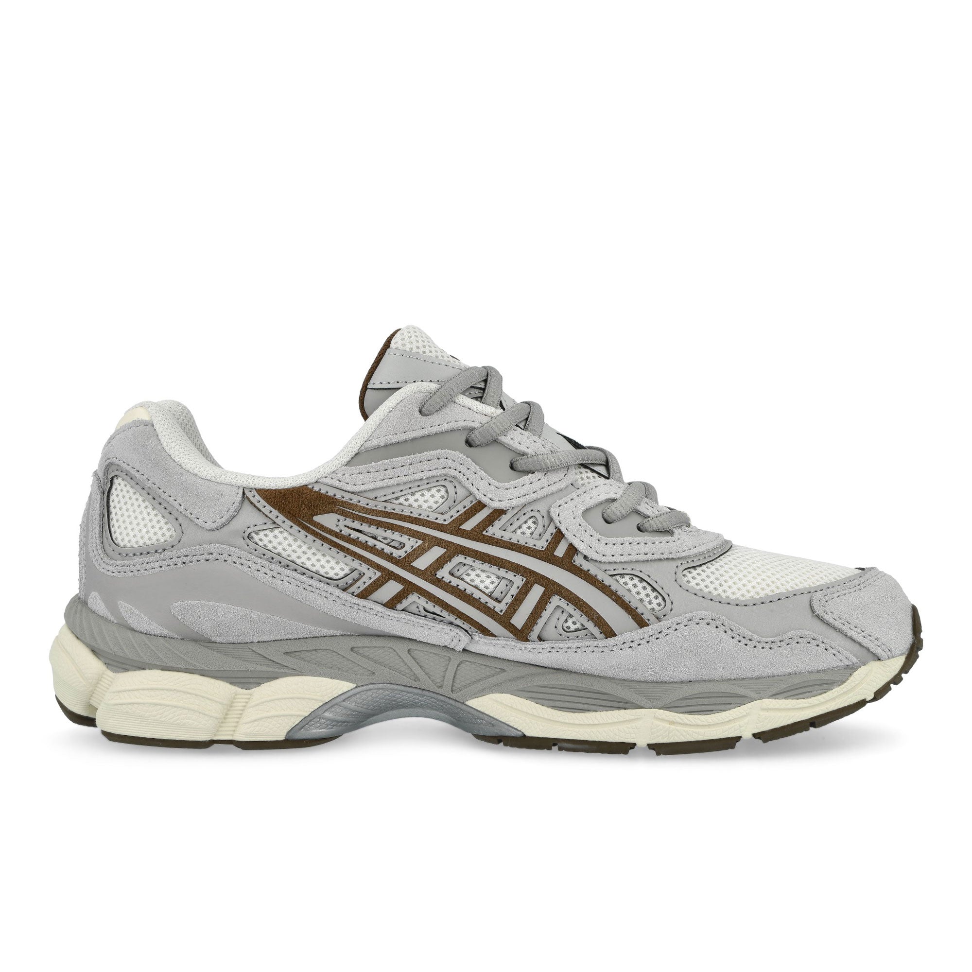 Asics Gel-NYC Cream / Cement Grey Low Top Sneakers 1203A383-114 Silhouette | Overkill