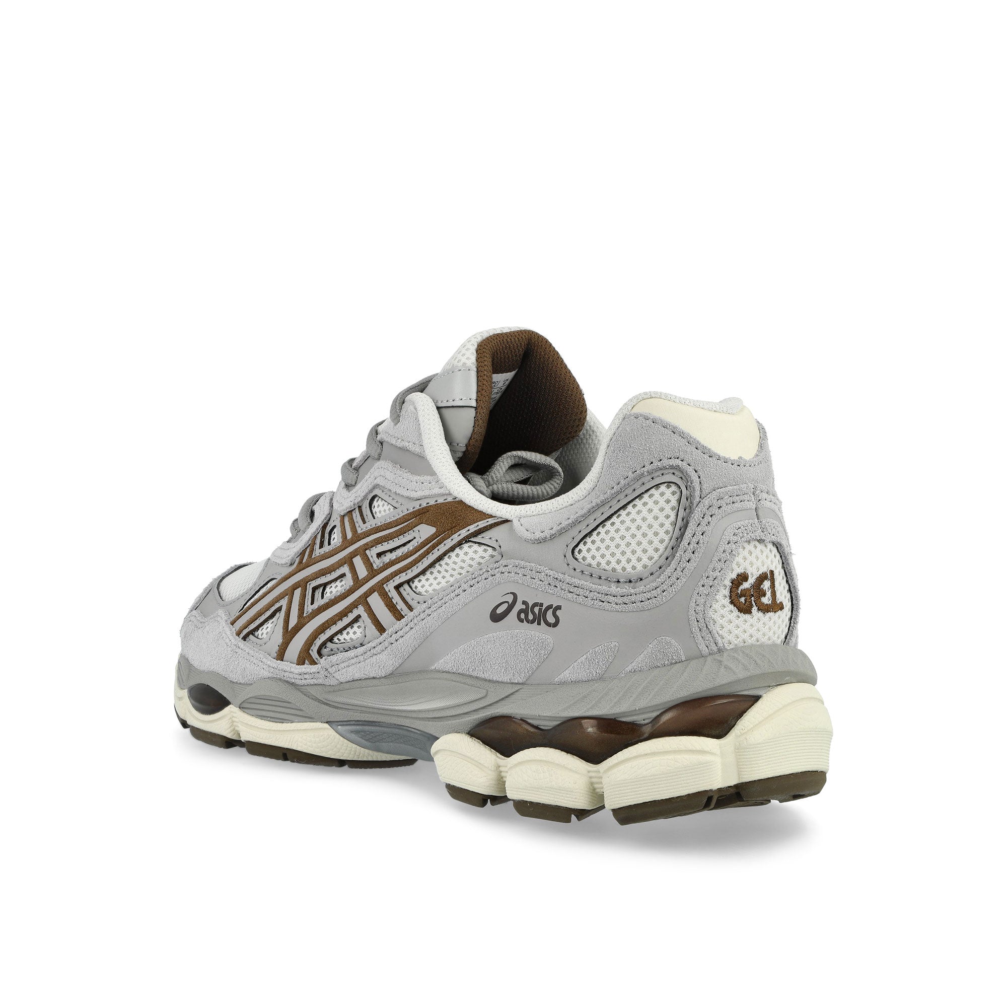 Asics Gel-NYC Cream / Cement Grey Low Top Sneakers 1203A383-114 Material | Overkill