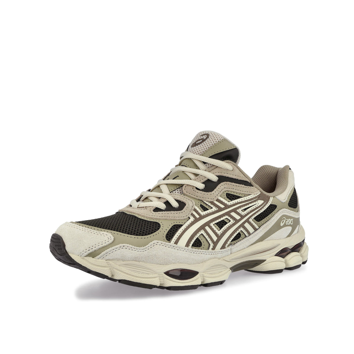 Asics GEL-NYC Black Coffee / Sepia Brown Low Top Sneakers 1203A383-204 Close-up | Overkill