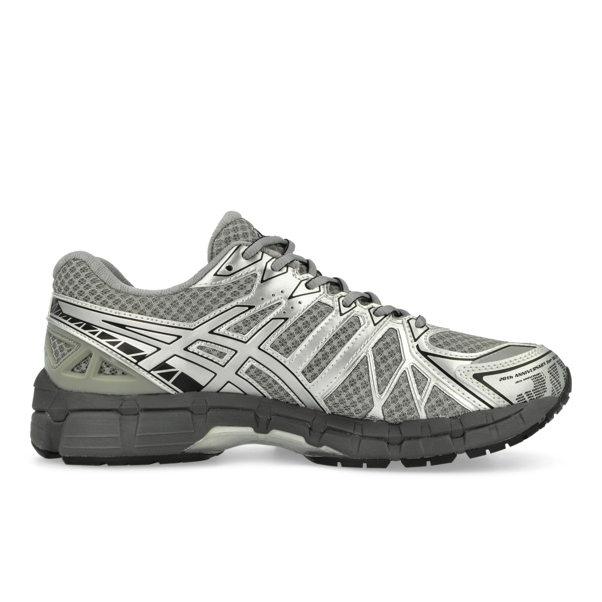 Asics Gel-Kayano 20 Gravel / Pure Silver Low Top Sneakers Silhouette | Overkill