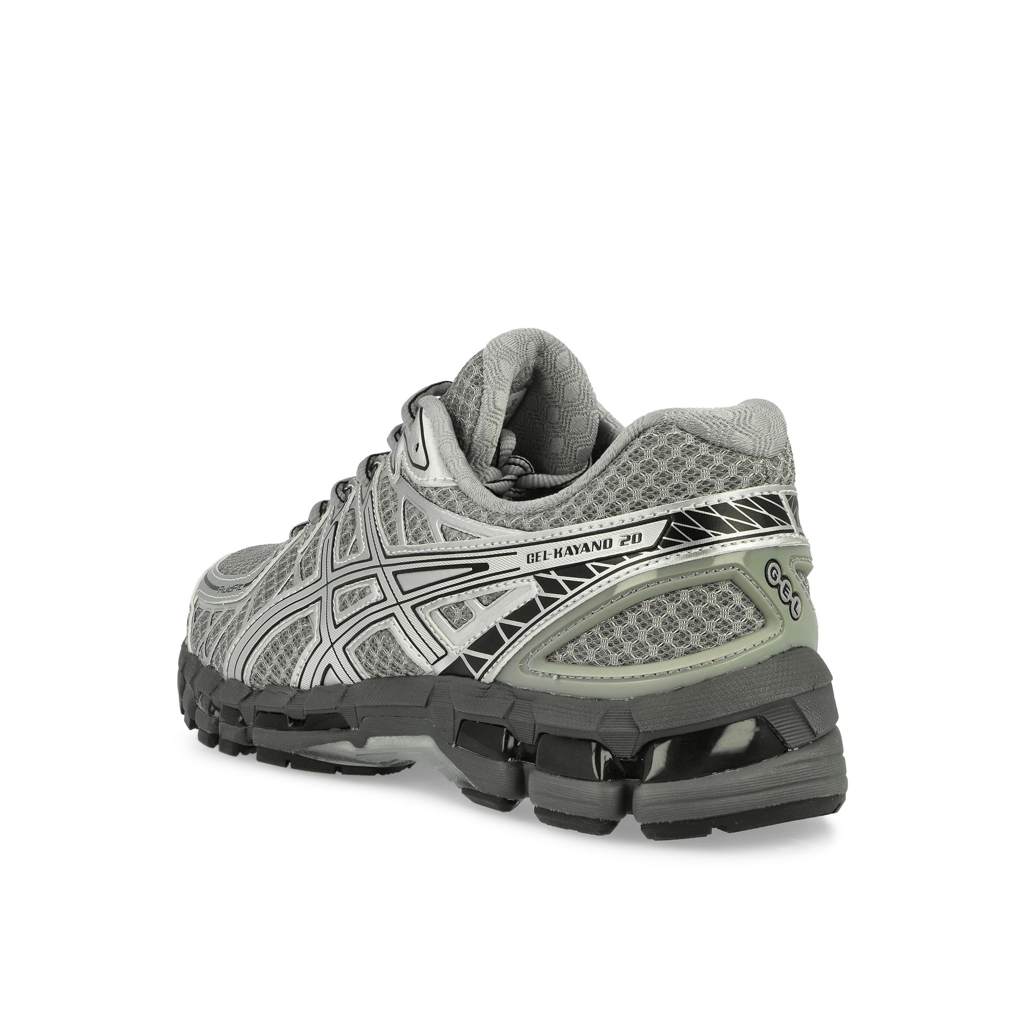 Asics Gel-Kayano 20 Gravel / Pure Silver Low Top Sneakers Material | Overkill