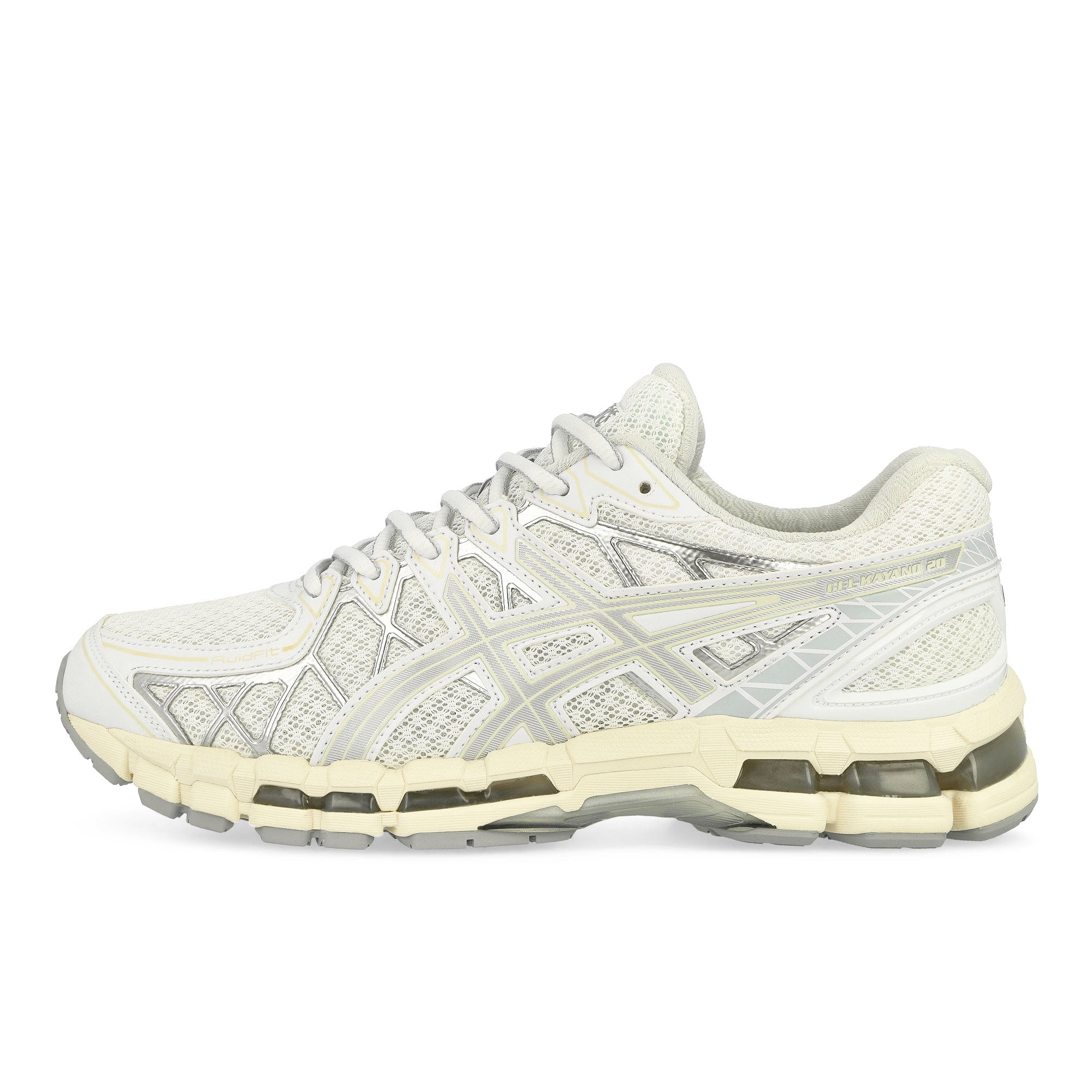 Asics Gel-Kayano 20 White / Pure Silver Low Top Sneakers 1203A388-100 | Overkill