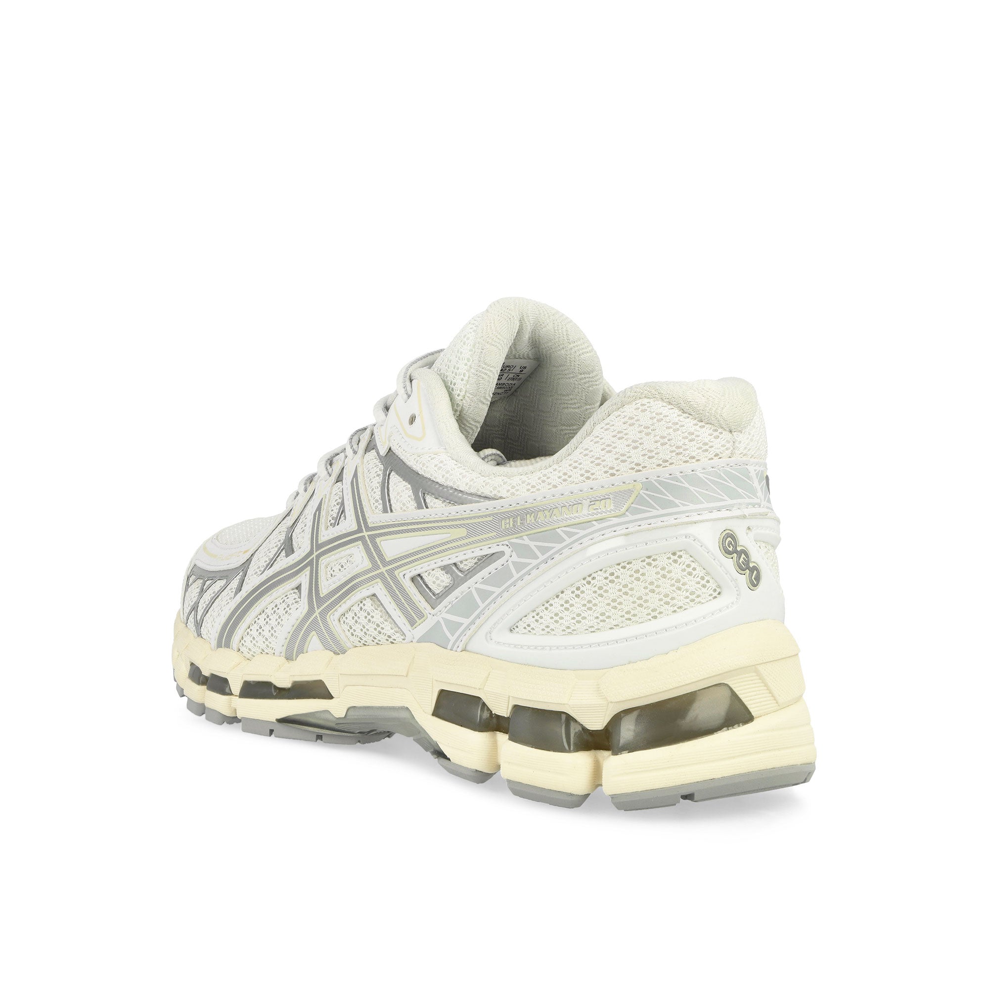 Asics Gel-Kayano 20 White / Pure Silver Low Top Sneakers Material | Overkill