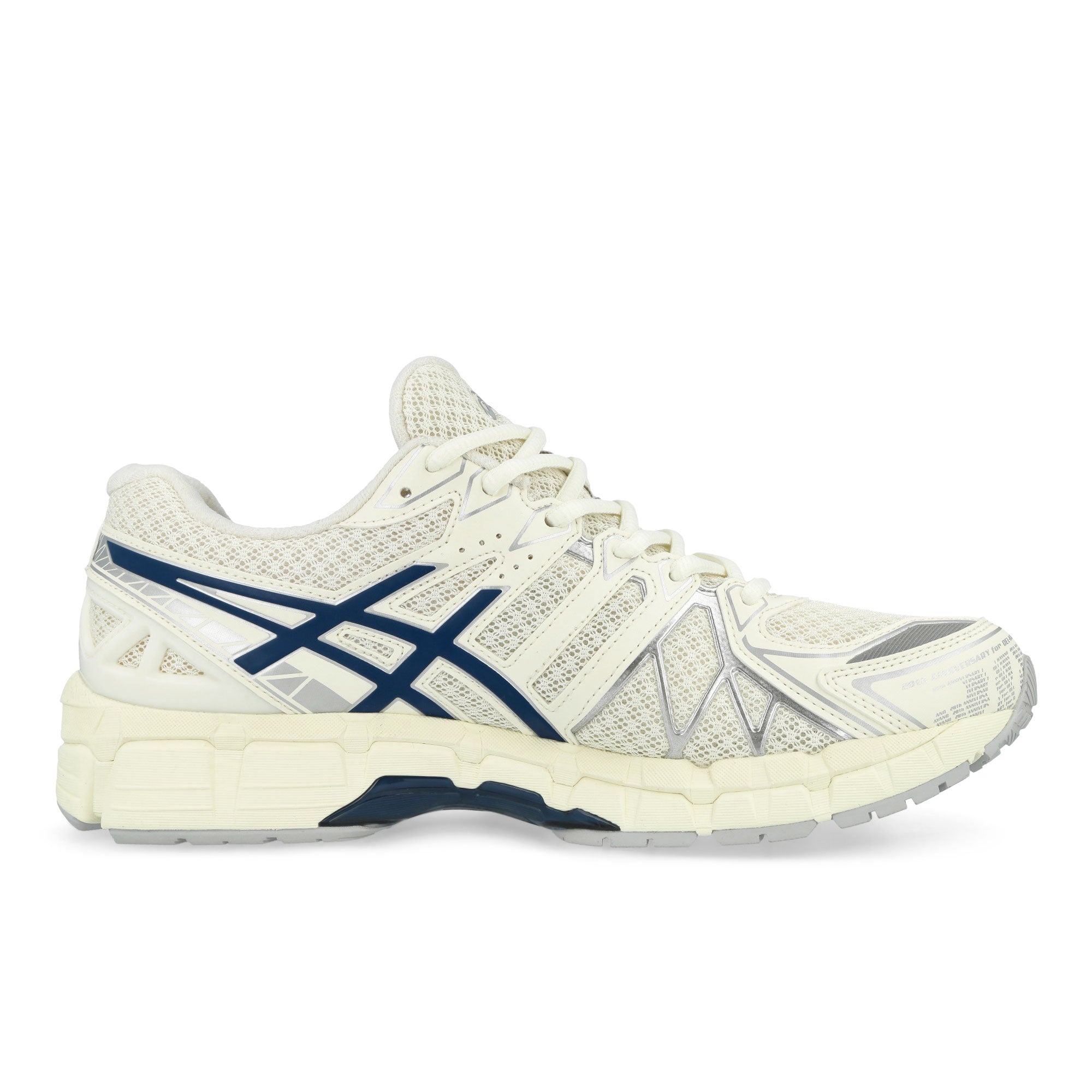 Asics Gel-Kayano 20 Cream / Independence Blue Low Top Sneakers 1203A388-104 Silhouette | Overkill