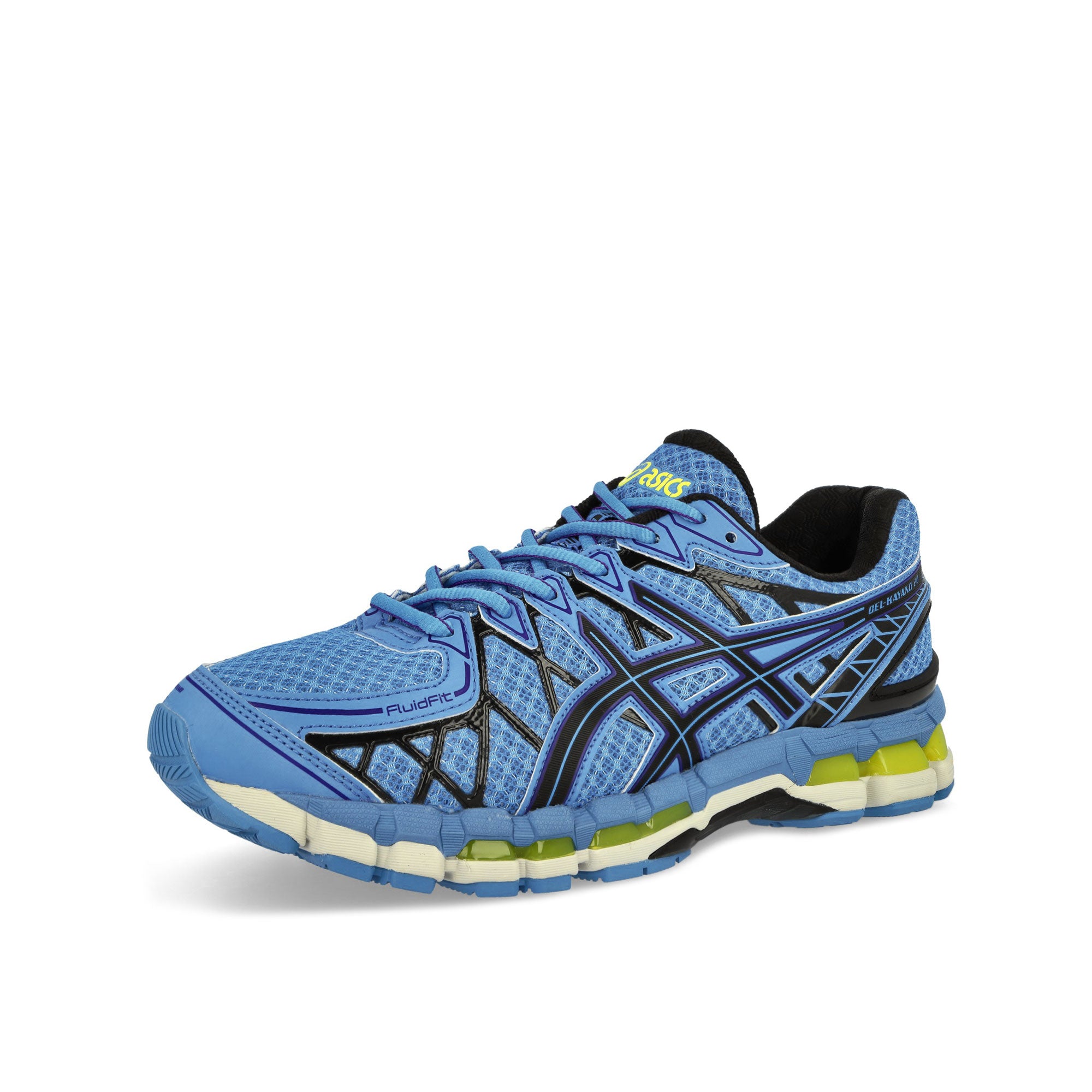 Asics Gel-Kayano 20 Blue Neptune / Black Low Top Sneakers Close Up | Overkill