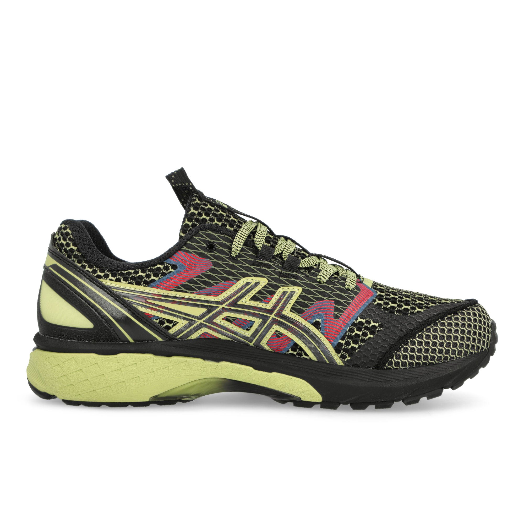 Asics US4-S Gel-Terrain Black / Neon Lime Low Top Sneakers Silhouette | Overkill