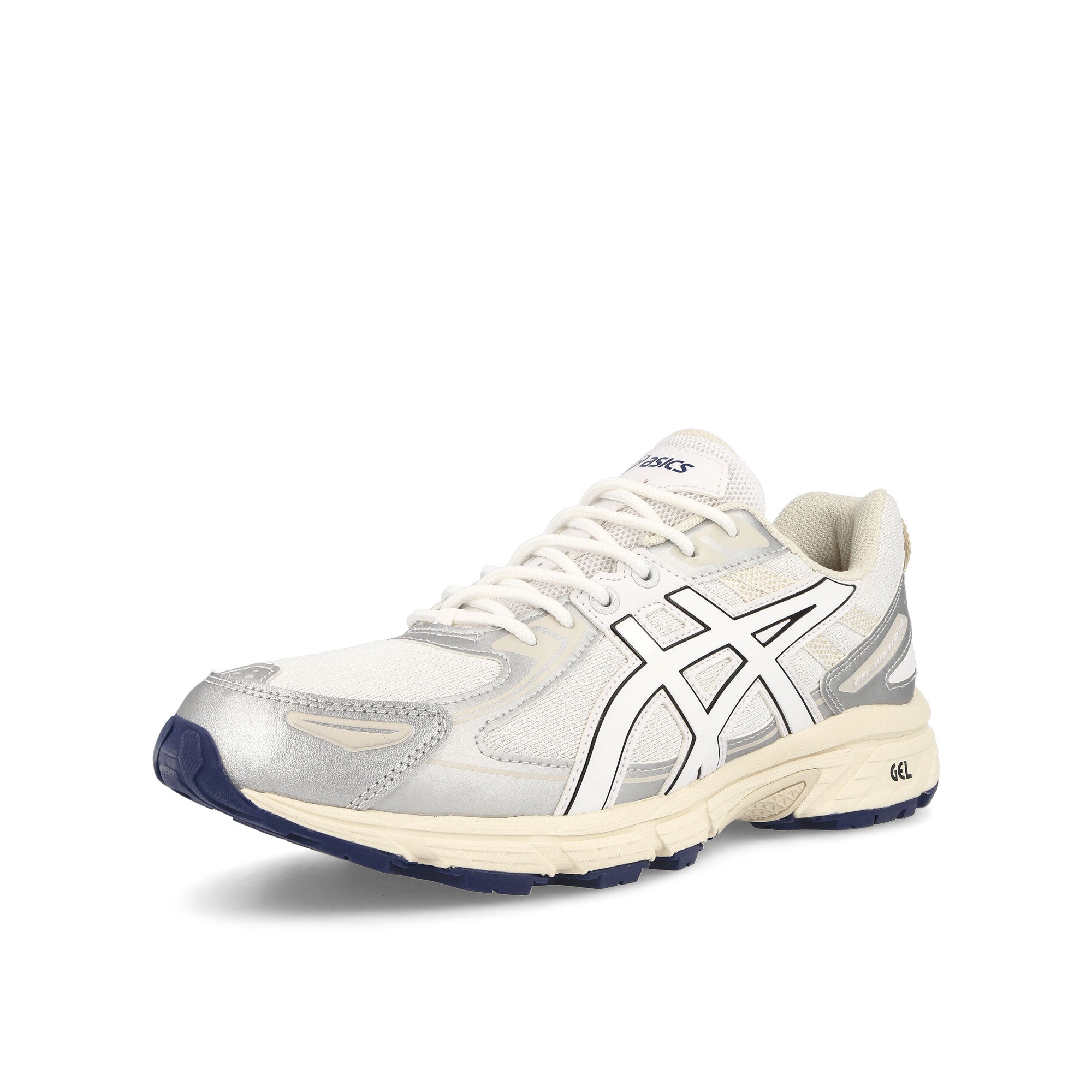 Asics Gel-Venture 6 White / White Low Top Sneakers Close Up | Overkill