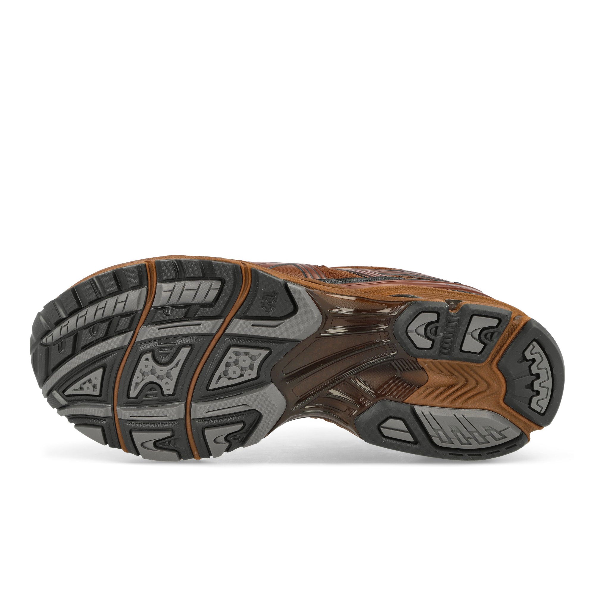 Asics Gel-Kayano 14 Rusty Brown / Graphite Grey Low Top Sneakers Detail View 1 | Overkill