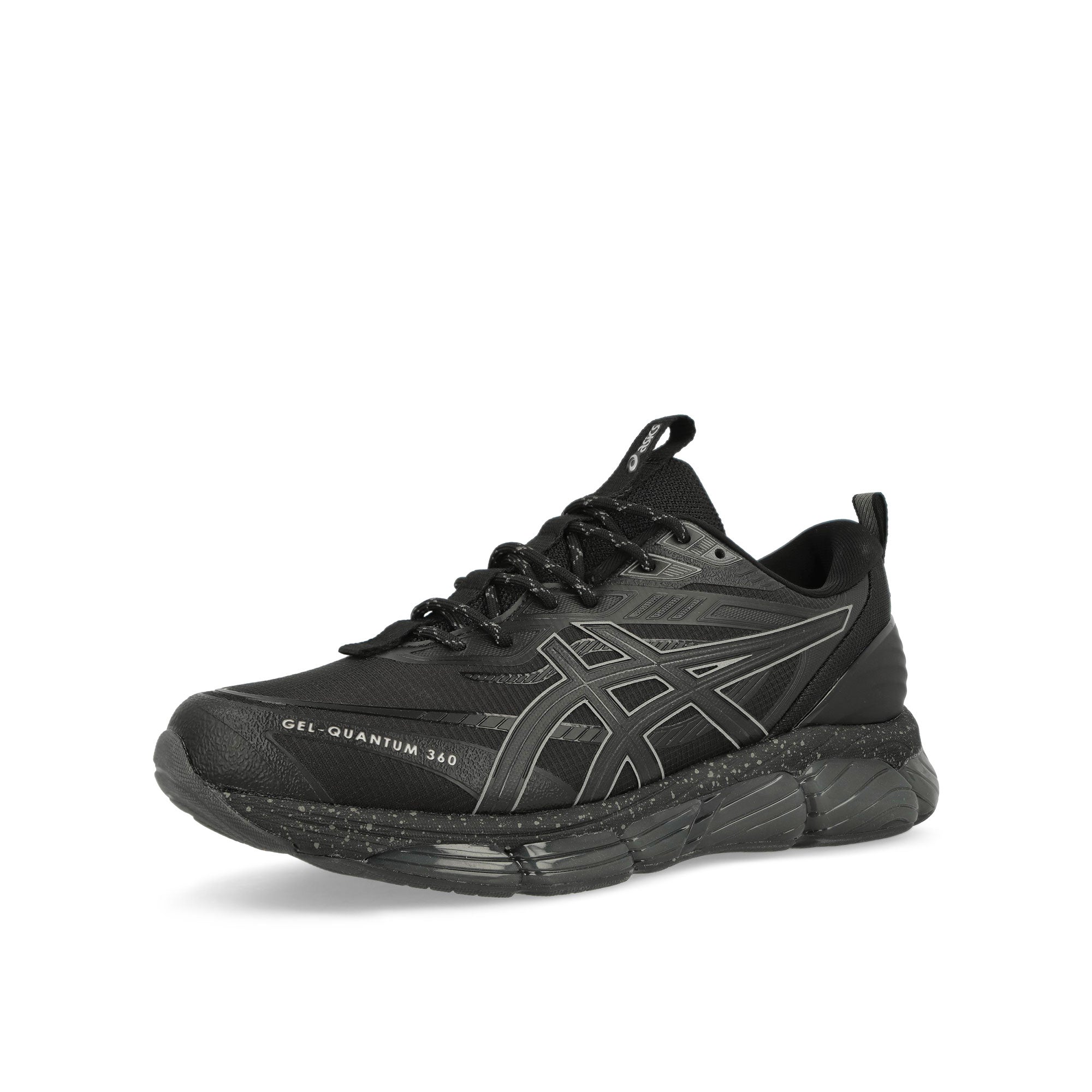 Asics Gel-Quantum 360 VIII Utility Black Low Top Sneakers Close Up | Overkill