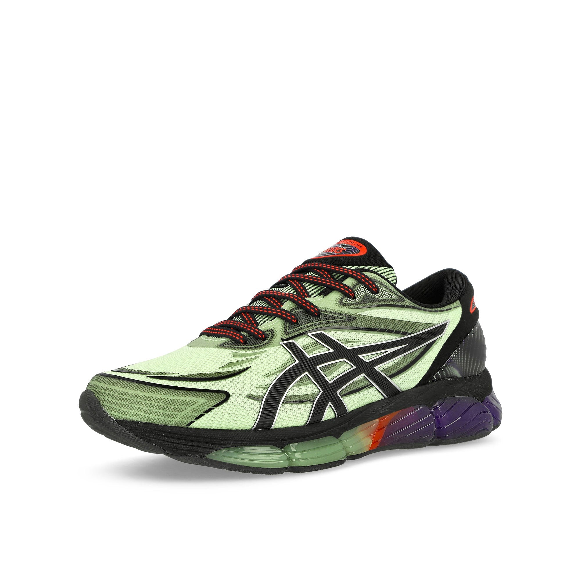 Asics Gel-Quantum 360 VIII Illuminate Yellow / Black Low Top Sneakers Close Up | Overkill