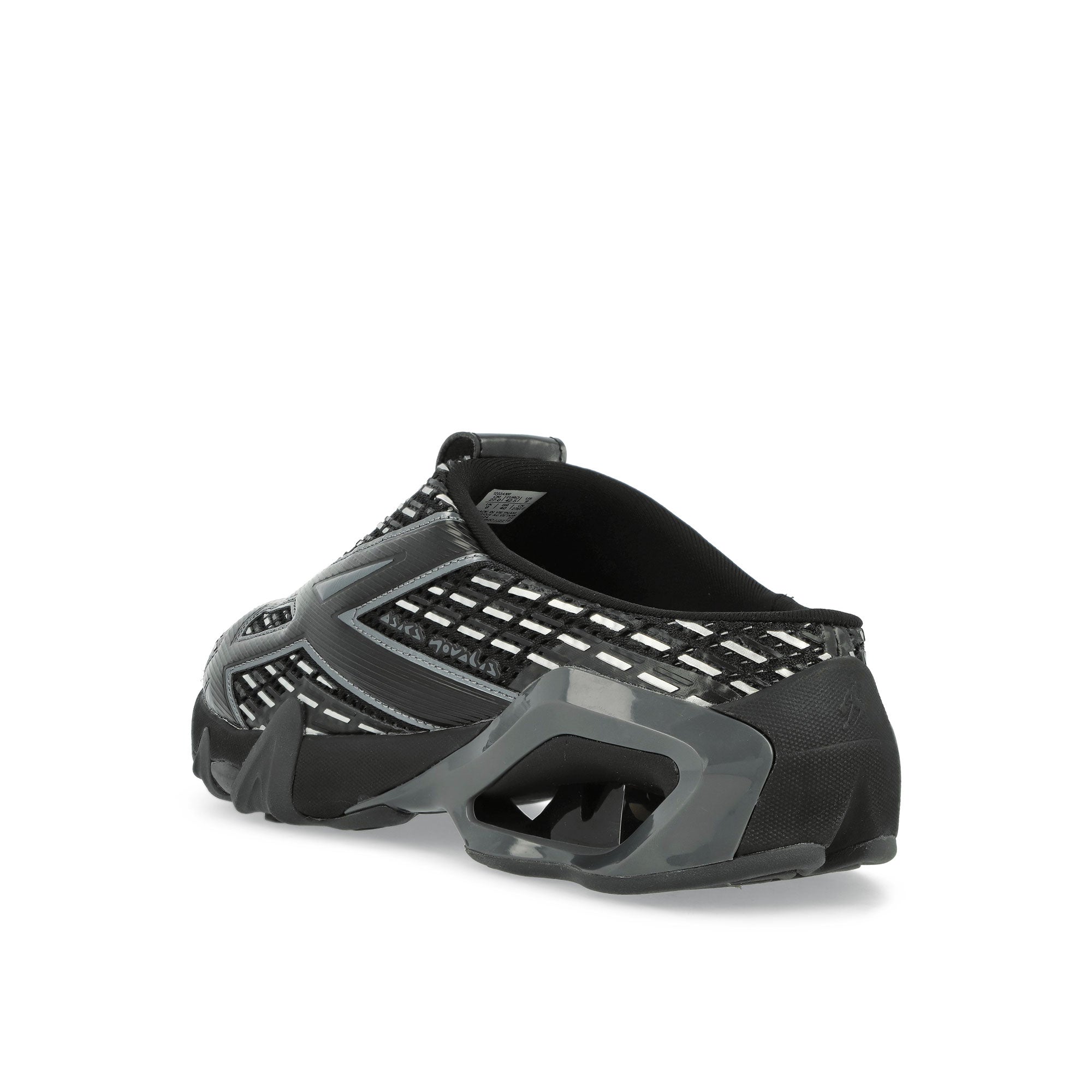 Asics Novalis Gel-Styrax Mule Obsidian Black / Pure Silver Slides, Sandals & Slippers Material | Overkill