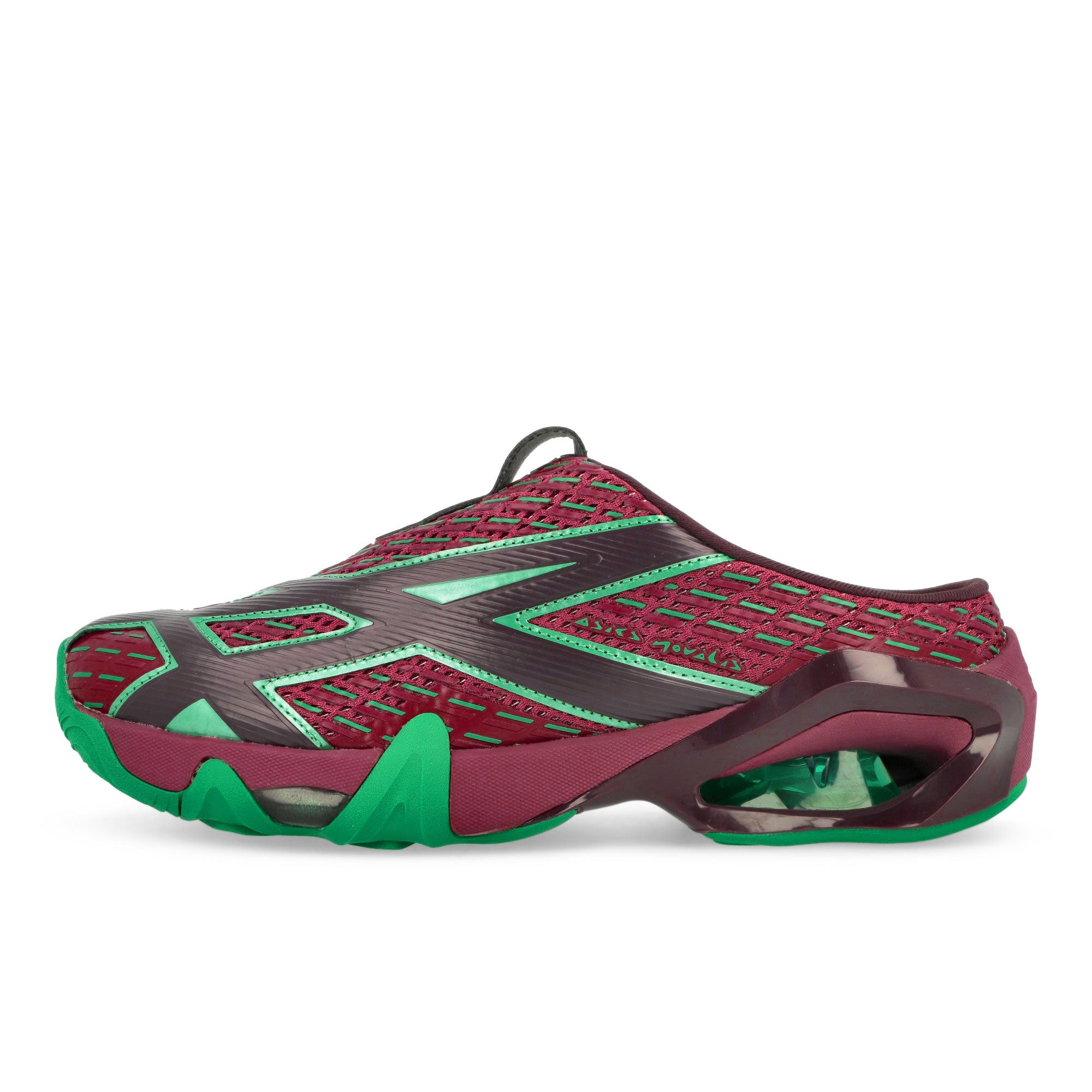 Asics Novalis Gel-Styrax Mule Earthy Maroon / Green Slides, Sandals & Slippers 1203A500-600 | Overkill