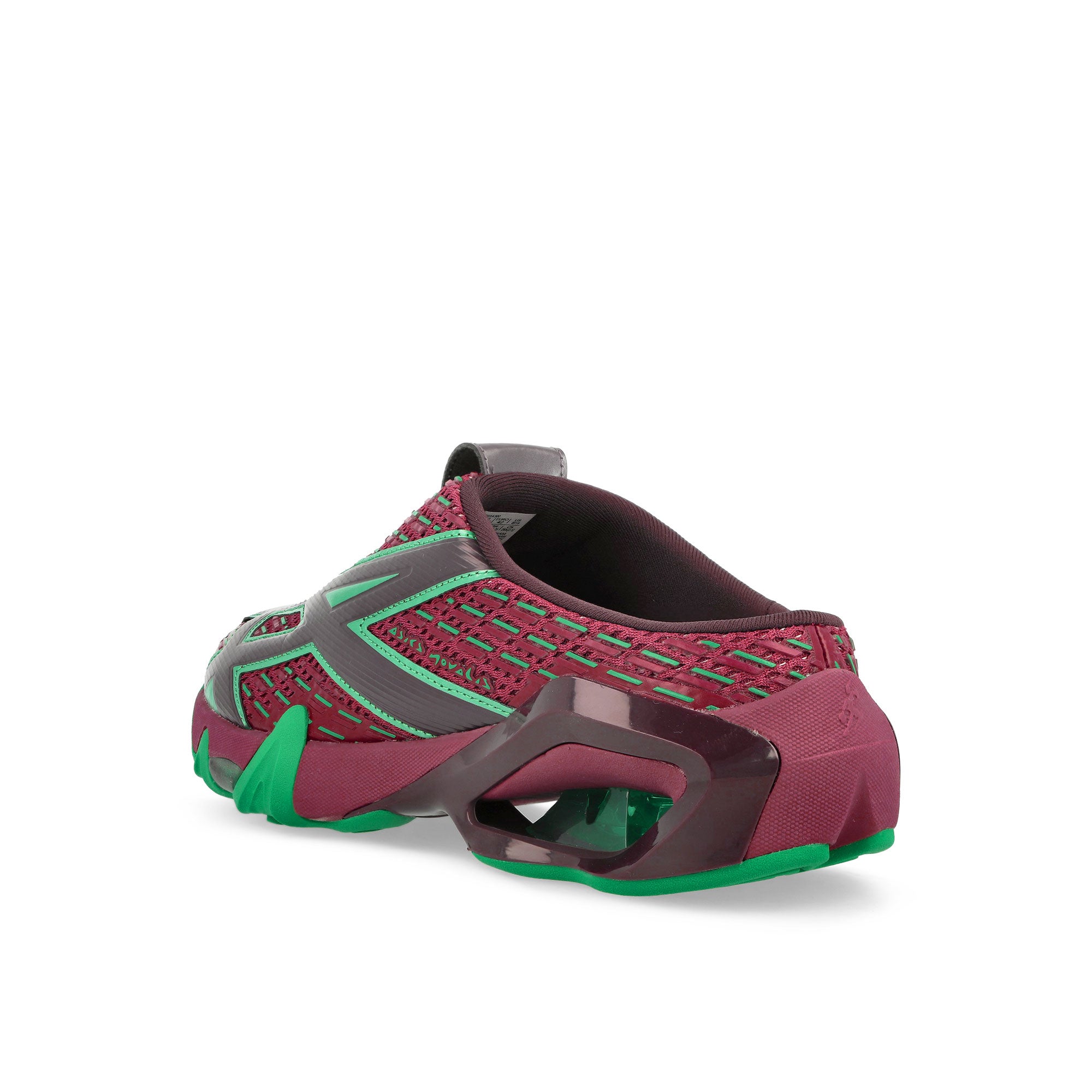 Asics Novalis Gel-Styrax Mule Earthy Maroon / Green Slides, Sandals & Slippers Material | Overkill