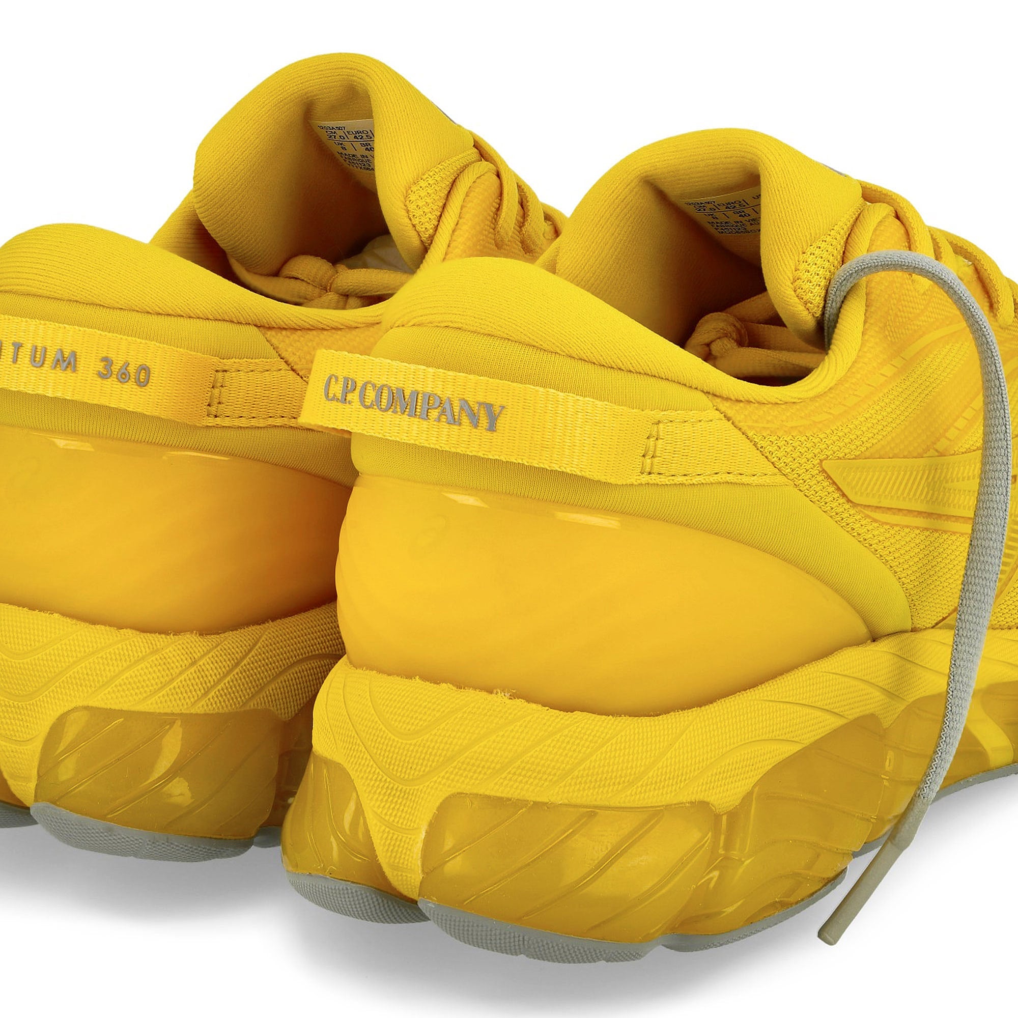 Asics C.P. Company x Asics Gel-Quantum 360 VIII Mission Yellow / Mission Yellow Low Top Sneakers Detailfoto | Overkill
