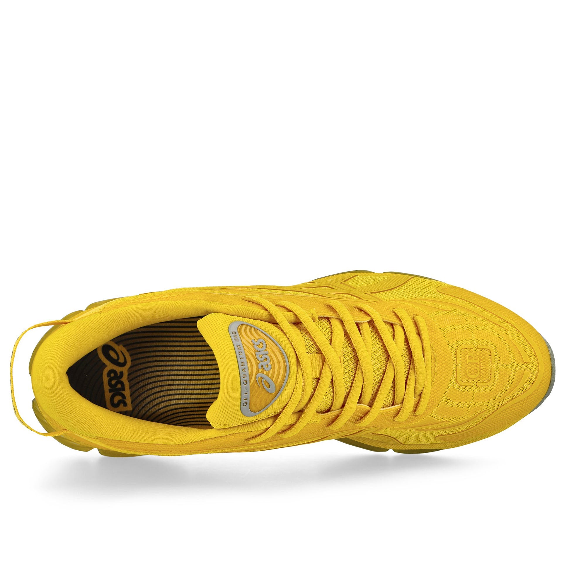 Asics C.P. Company x Asics Gel-Quantum 360 VIII Mission Yellow / Mission Yellow Low Top Sneakers Detail View 1 | Overkill