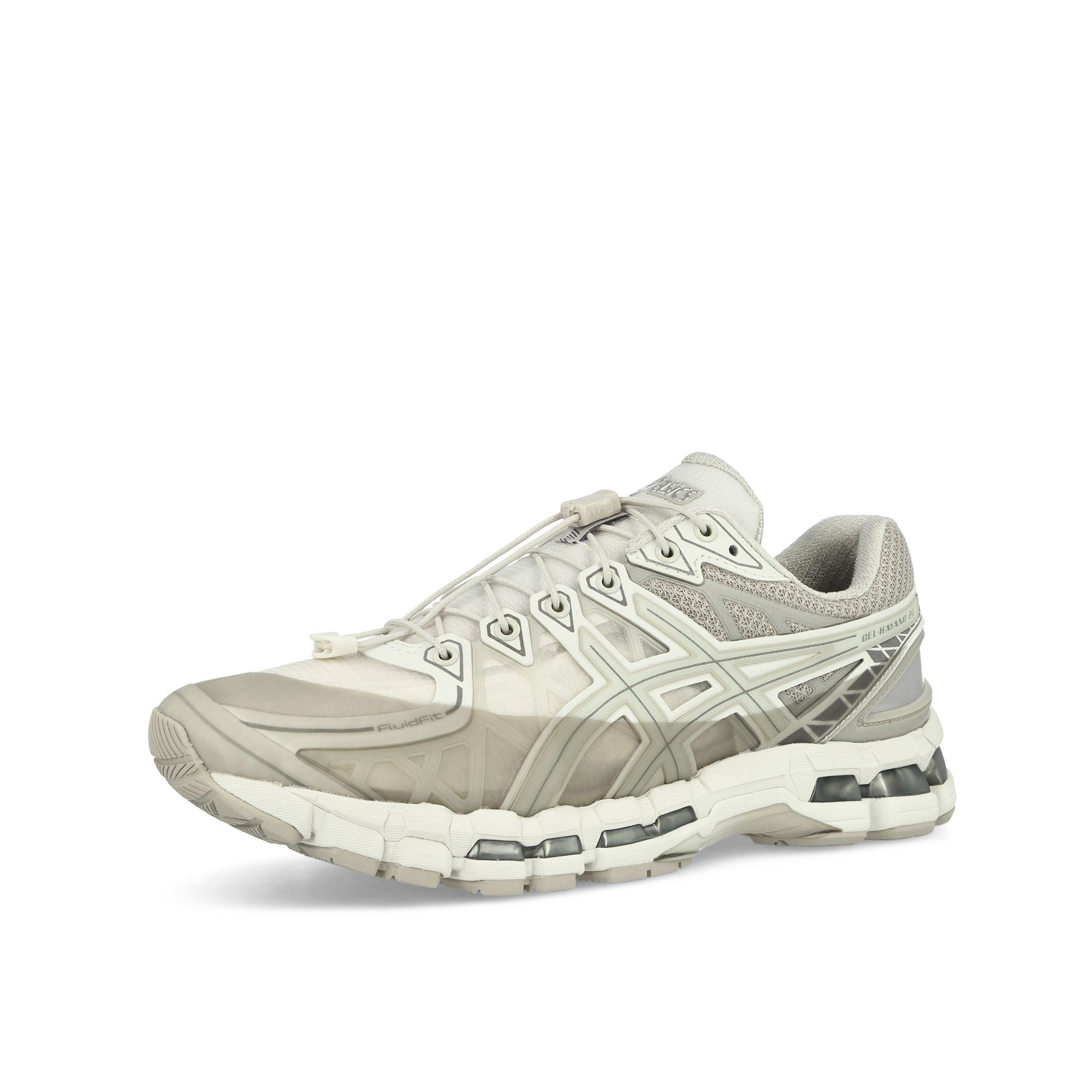 Asics Gel-Kayano 20 Cream / Lake Grey Low Top Sneakers Detailfoto | Overkill