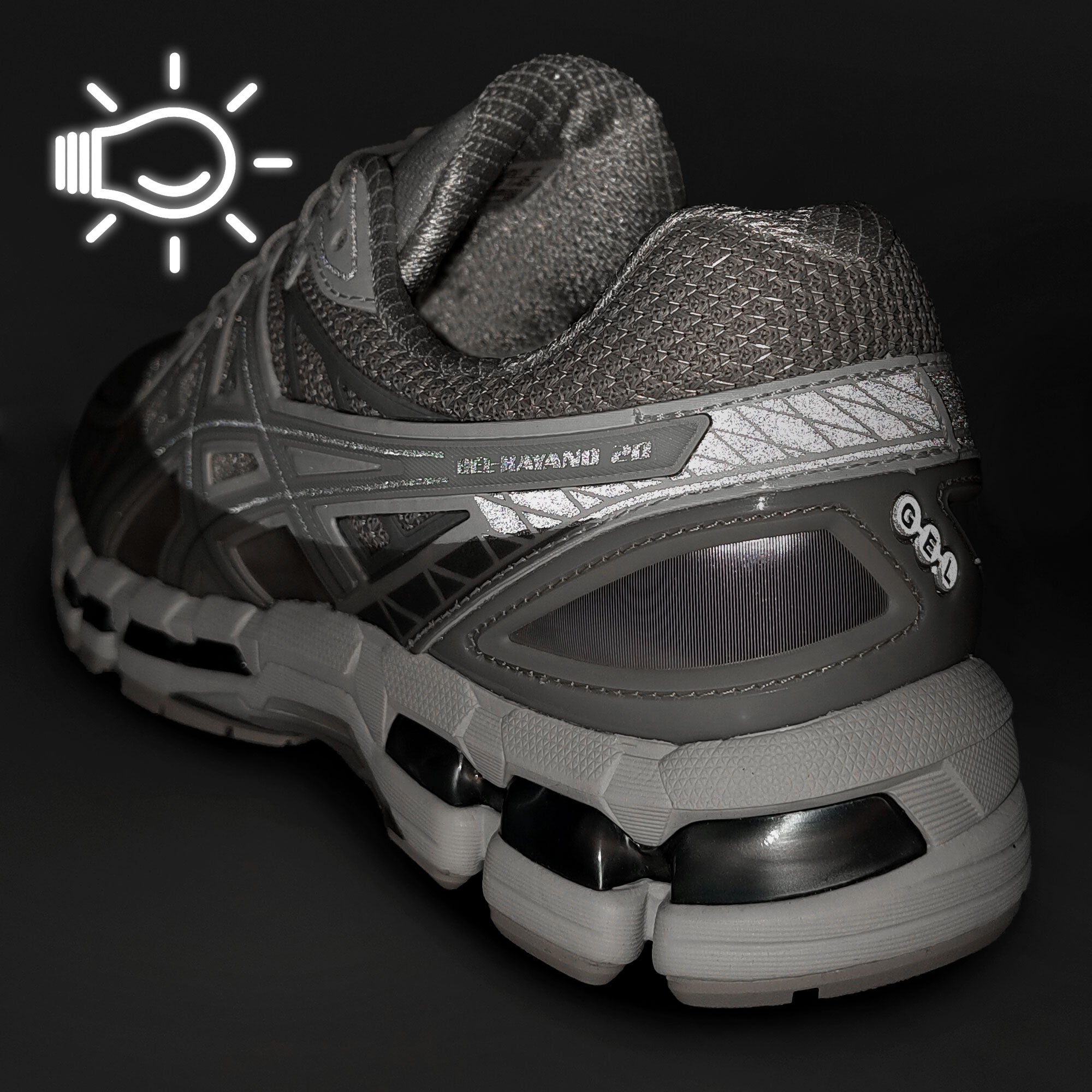 Asics Gel-Kayano 20 Cream / Lake Grey Low Top Sneakers Material | Overkill