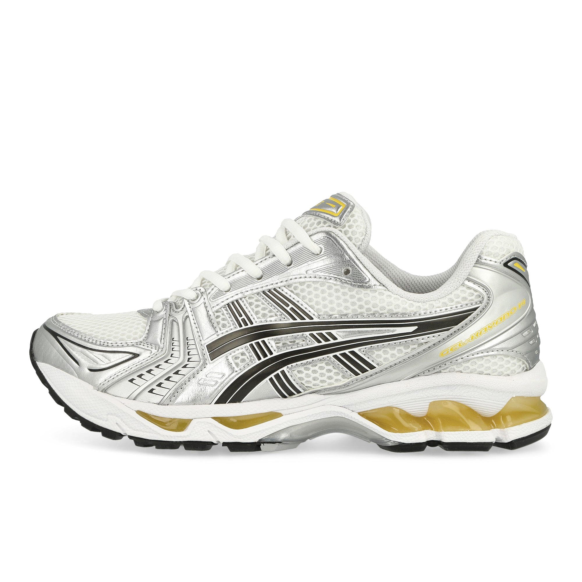Asics Gel-Kayano 14 White / Tai-Chi Yellow Low Top Sneakers 1203A537-101 | Overkill