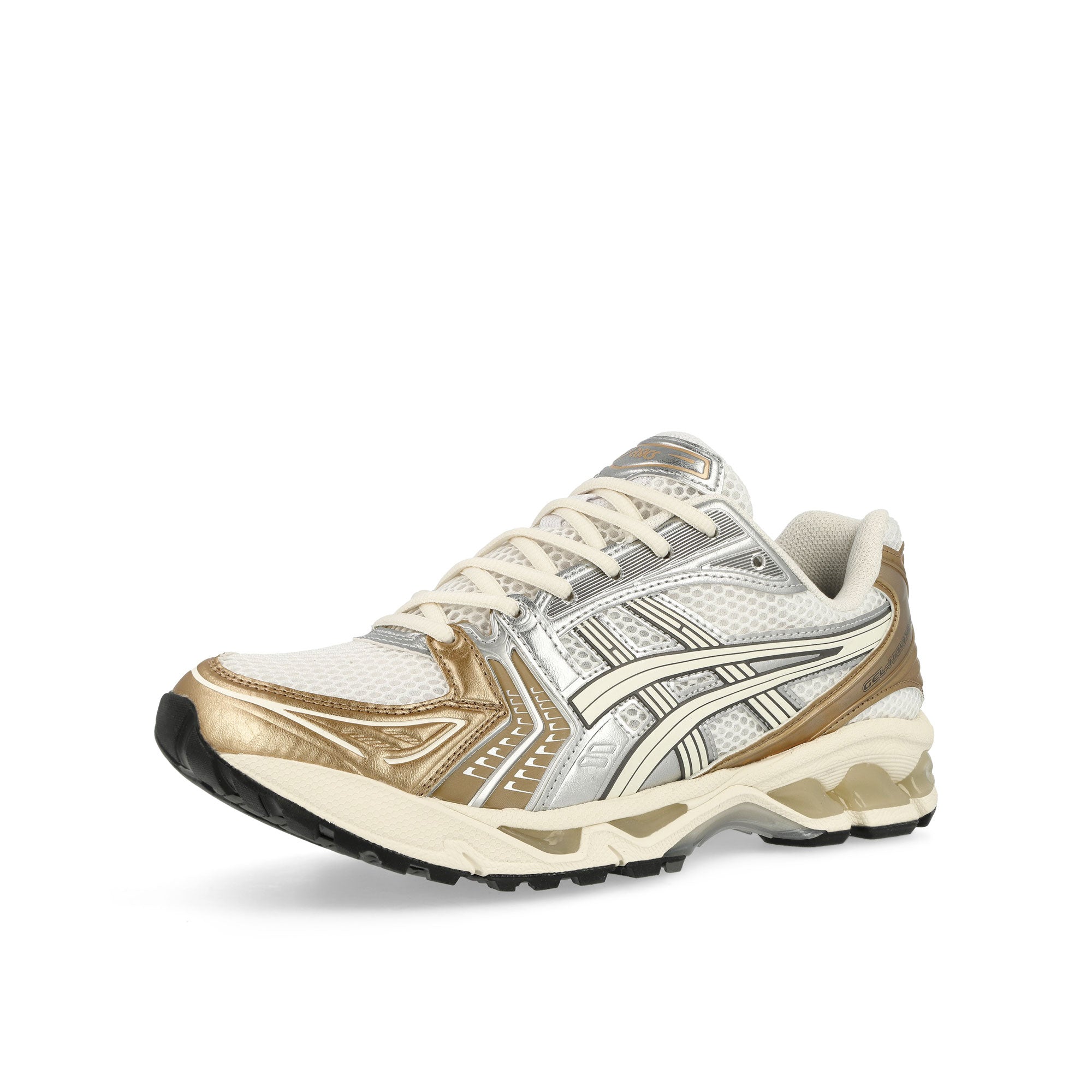 Asics Gel-Kayano 14 White / Cream Low Top Sneakers Close Up | Overkill