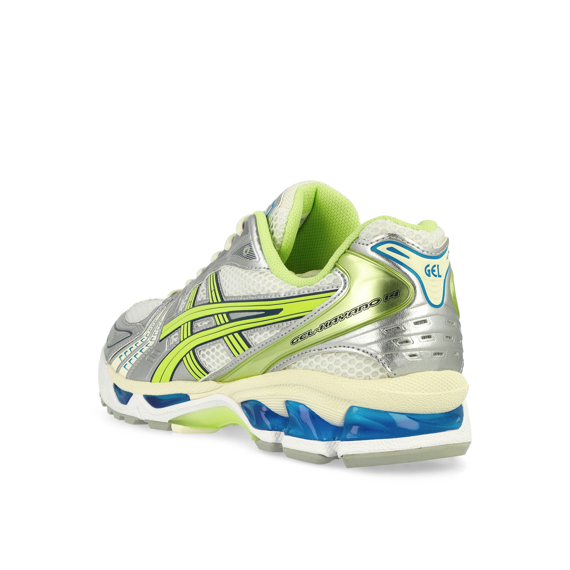 Asics Gel-Kayano 14 White / Lime Green Low Top Sneakers Material | Overkill