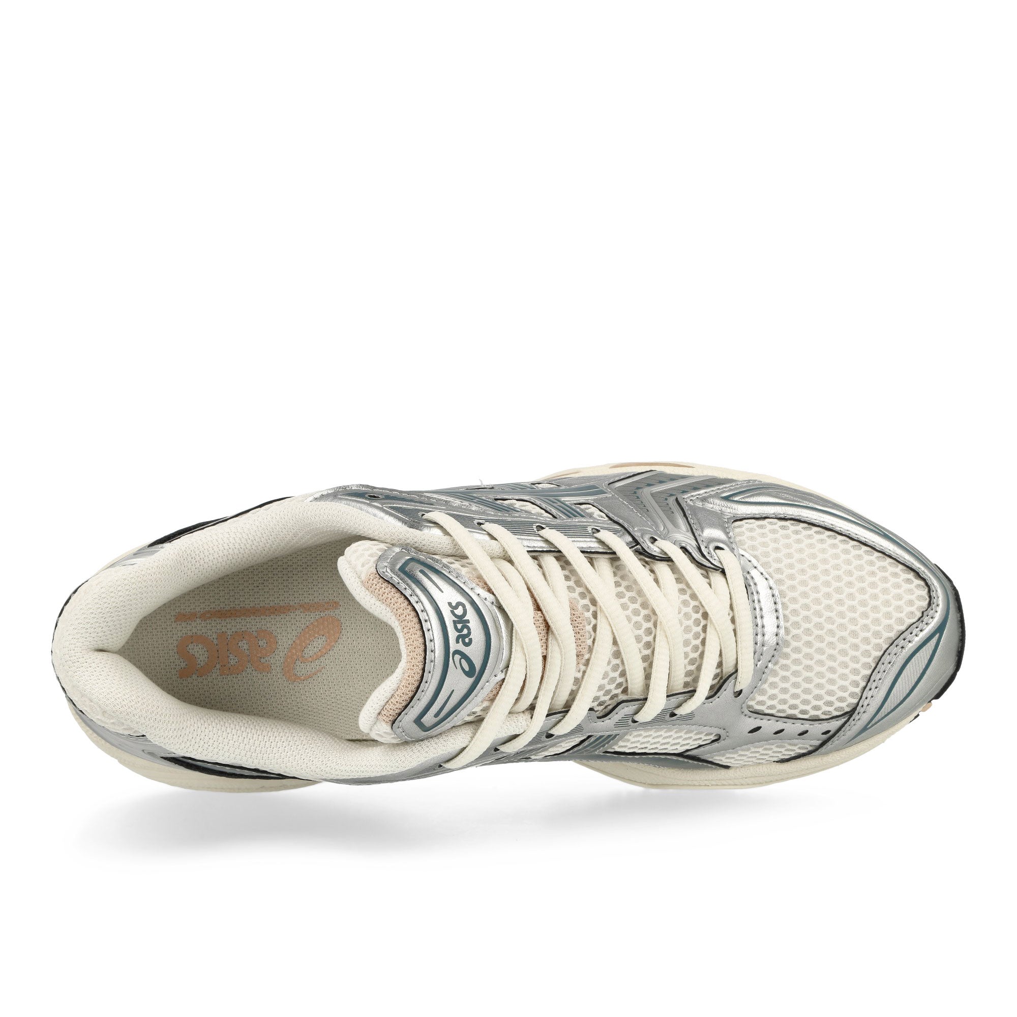 Asics Gel-Kayano 14 Cream / Ironclad Low Top Sneakers Detailfoto | Overkill