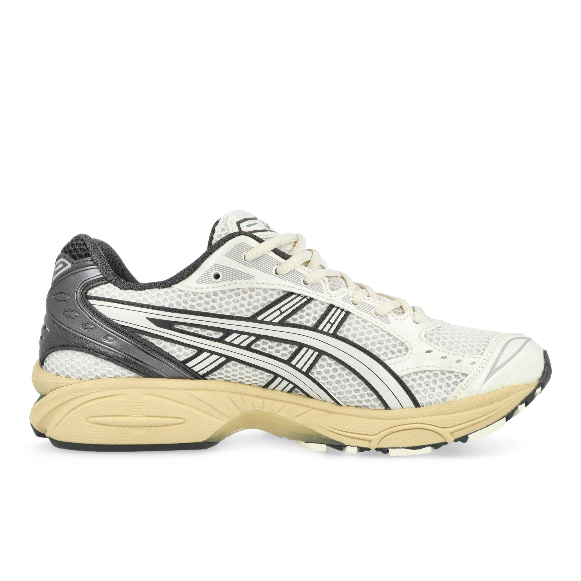 Asics Gel-Kayano 14 Cream / Obsidian Grey Low Top Sneakers 1203A537-113 Silhouette | Overkill