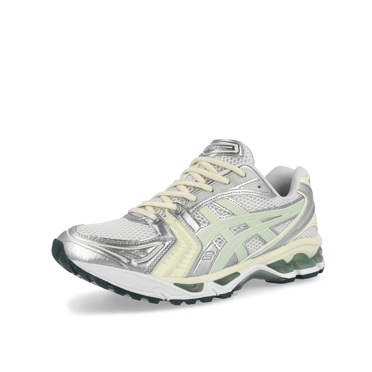 Asics Gel-Kayano 14 White / Light Sage Low Top Sneakers 1203A537-117 Close-up | Overkill