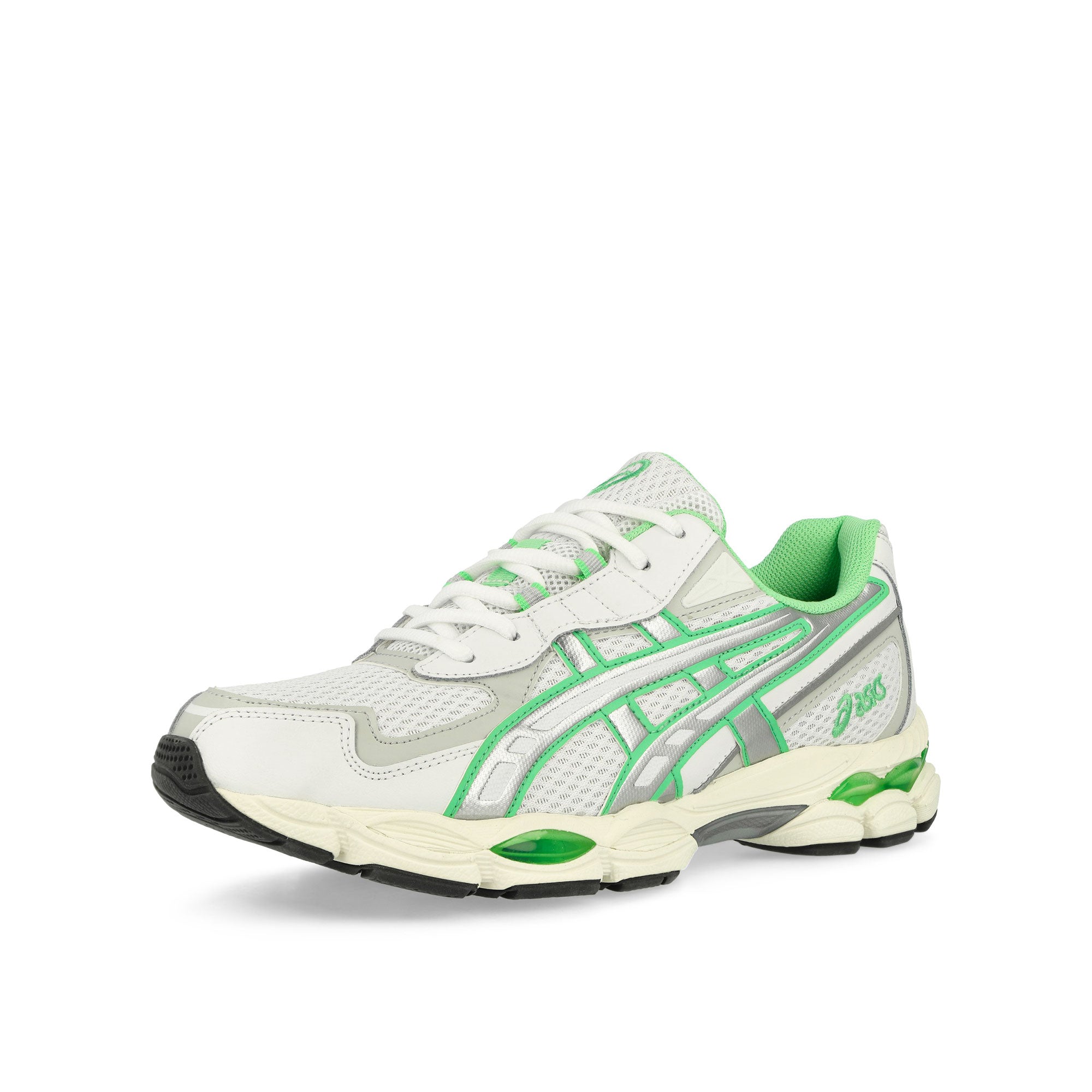 Asics Gel-NYC 2055 White / Menthol Low Top Sneakers Close Up | Overkill
