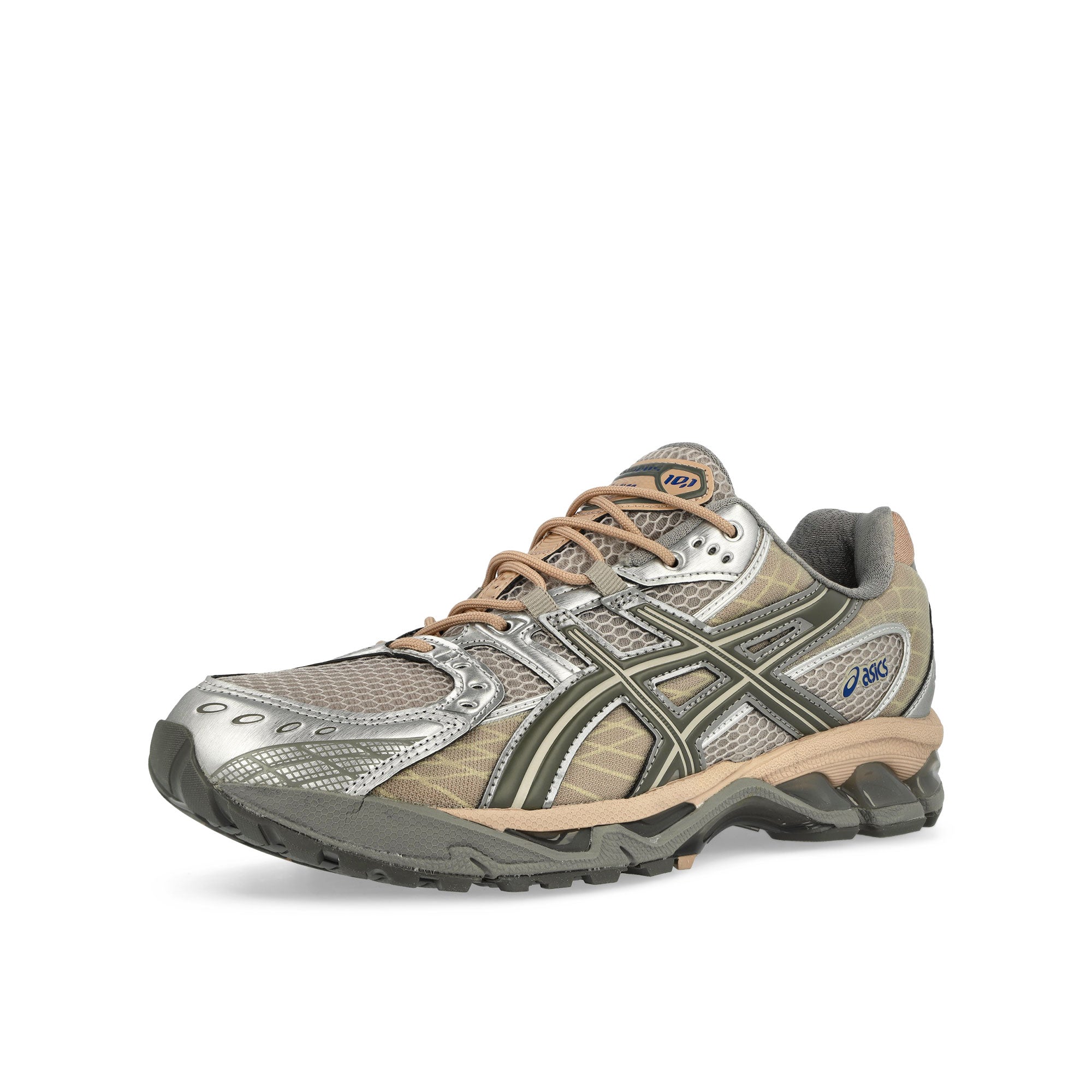 Asics Gel-Nimbus 10.1 Moonrock / Truffle Grey Low Top Sneakers Close Up | Overkill