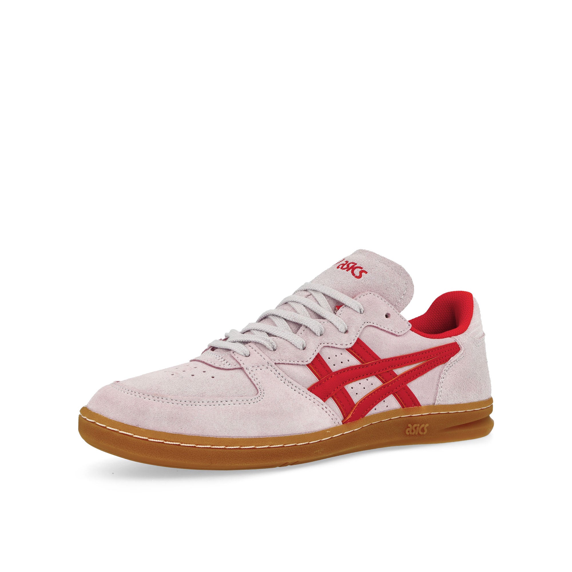 Asics Skyhand OG Orchid Hush / Flame Scarlet Low Top Sneakers Close Up | Overkill