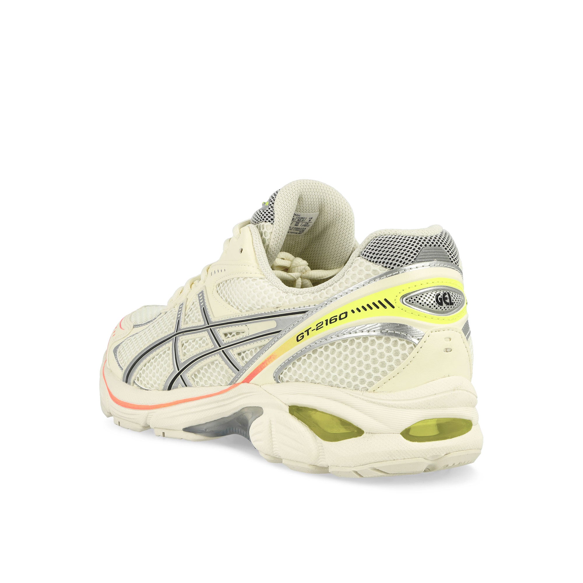 Asics GT-2160 Paris Cream / Safety Yellow Low Top Sneakers Material | Overkill