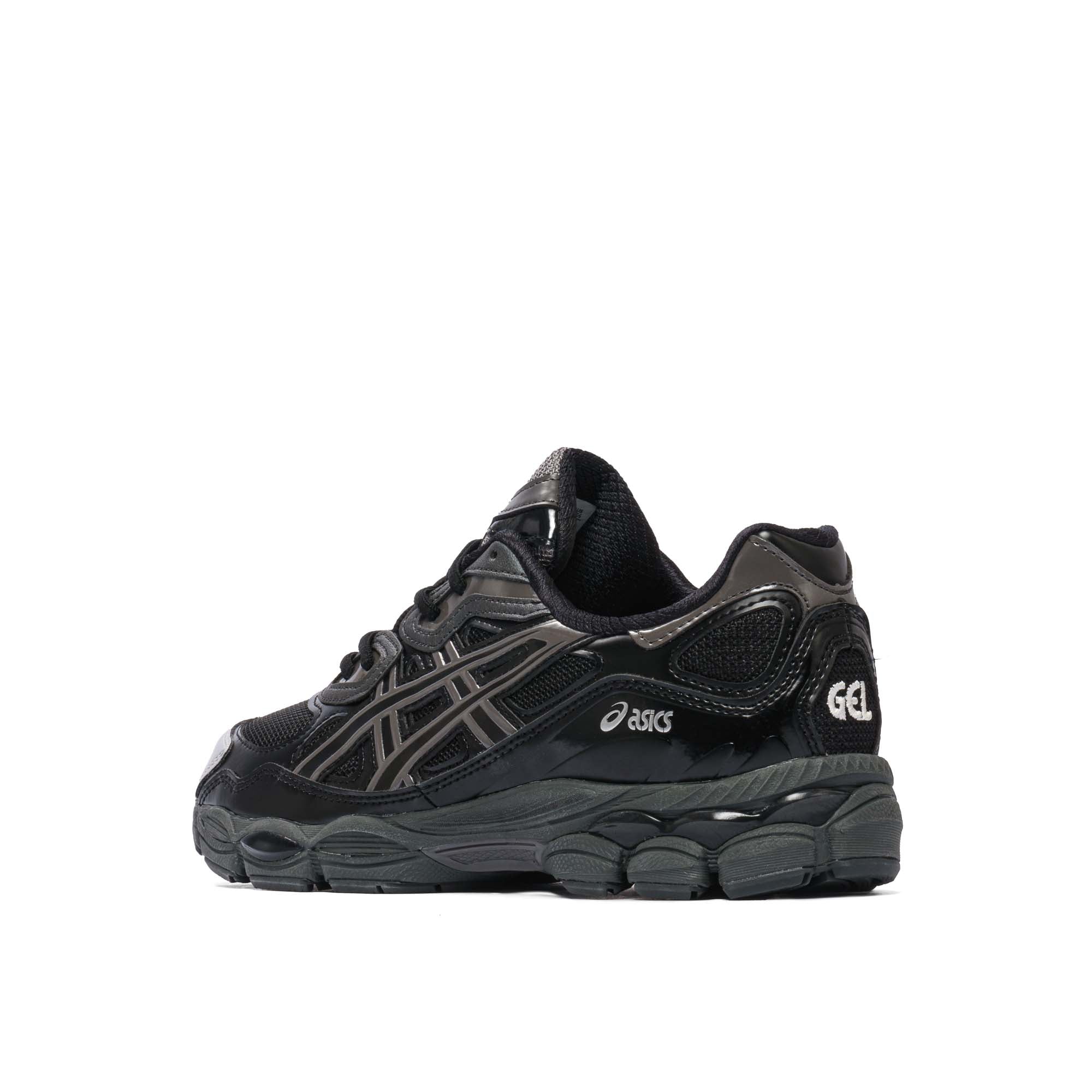 Asics Gel-NYC Black / Black Low Top Sneakers Material | Overkill