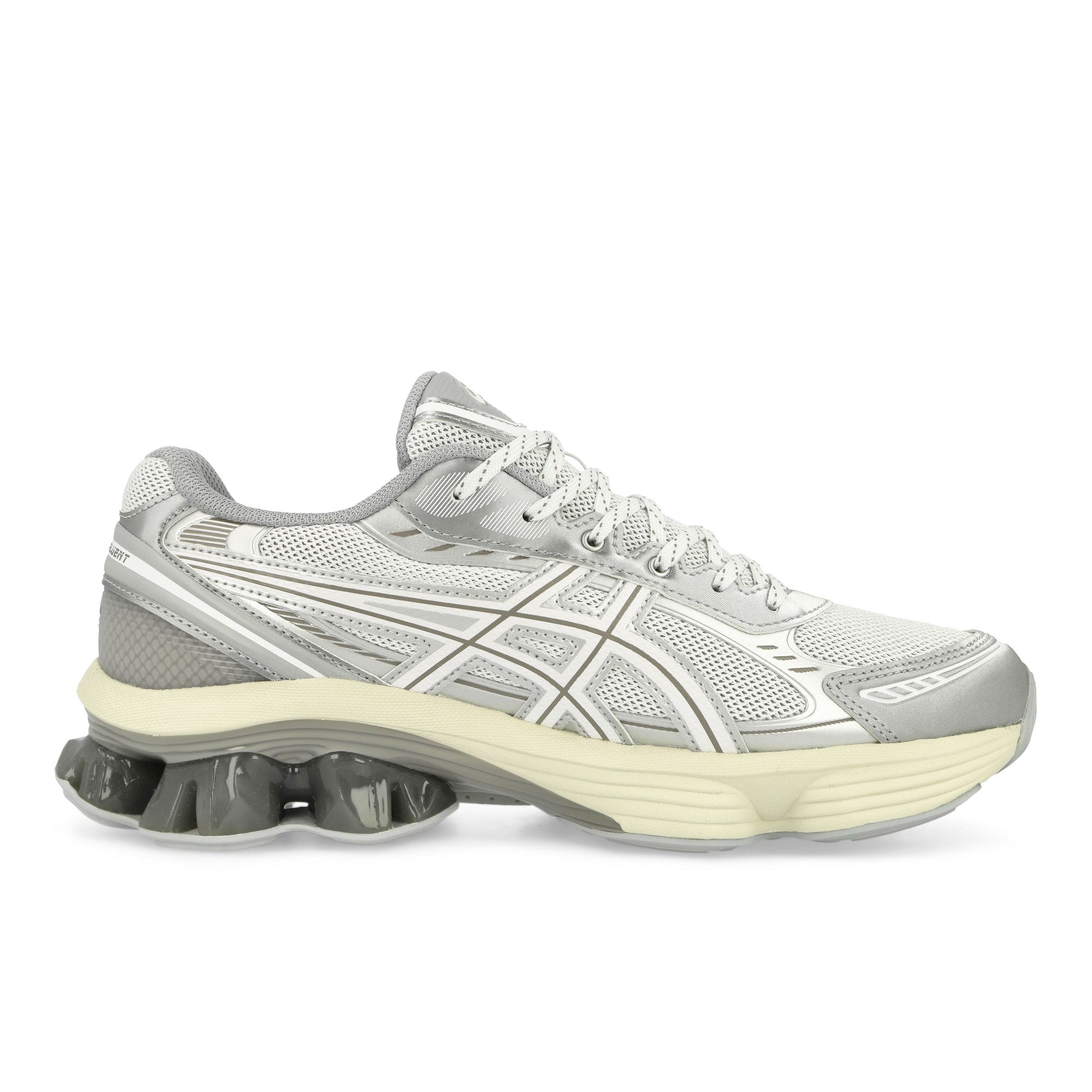 Asics Gel-Kinetic Fluent White / White Low Top Sneakers Silhouette | Overkill