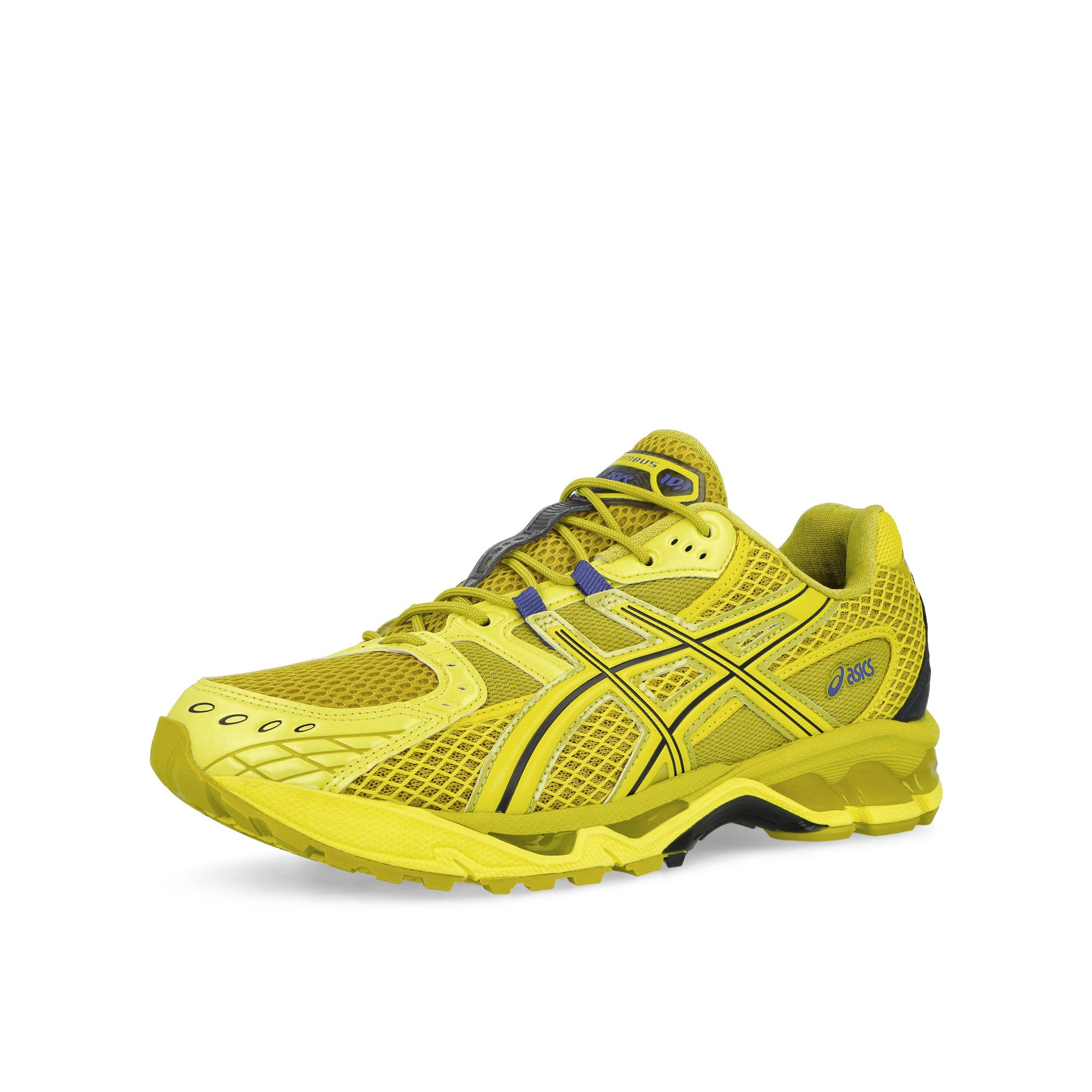 Asics Gel-Nimbus 10.1 Kelp / Lemon Spark Low Top Sneakers Close Up | Overkill