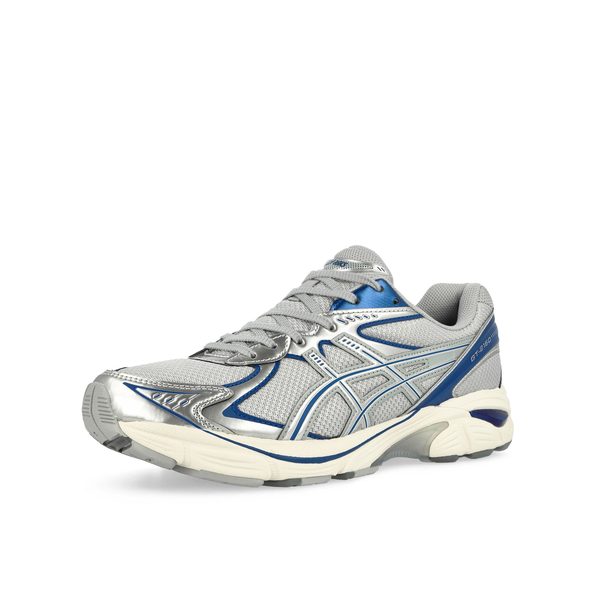 Asics GT-2160 Piedmont Grey / Deep Marine Low Top Sneakers Close Up | Overkill