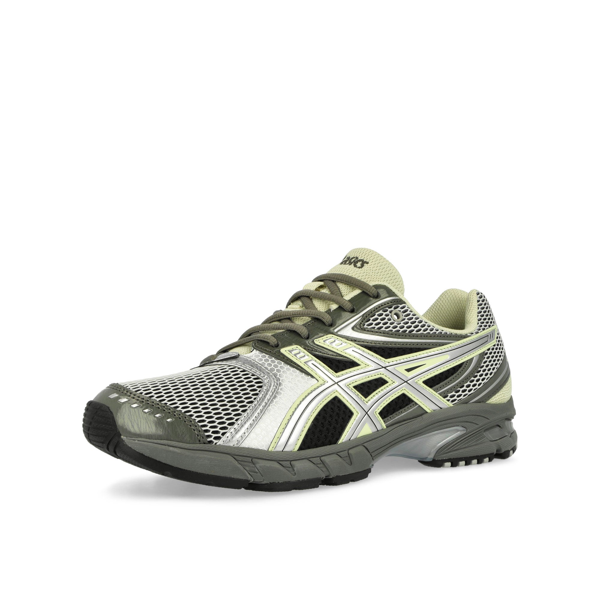 Asics Gel-DS Trainer 14 Truffle Grey / Pure Silver Low Top Sneakers Close Up | Overkill