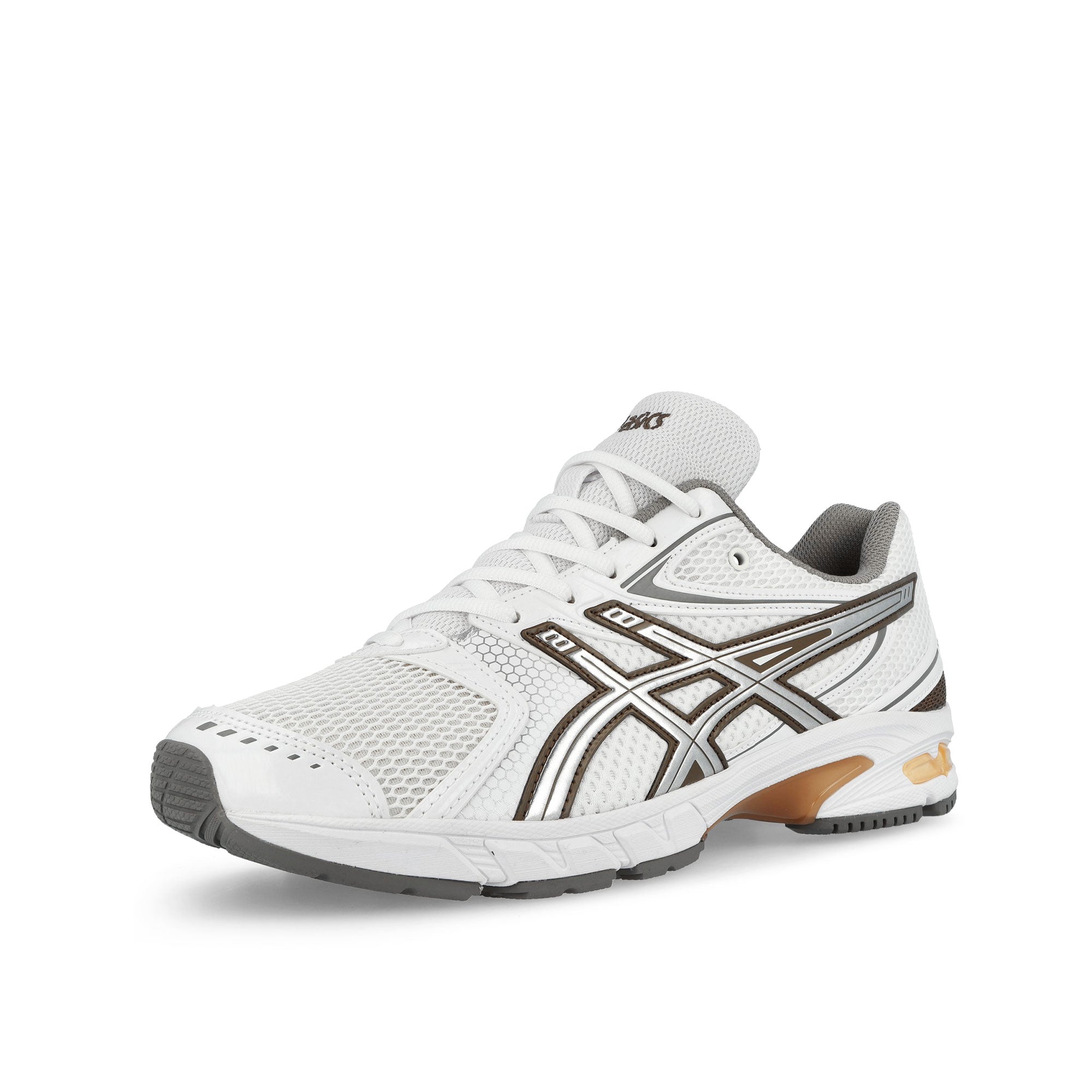 Asics Gel-DS Trainer 14 White / Sepia Brown Low Top Sneakers 1203A607-109 Close-up | Overkill